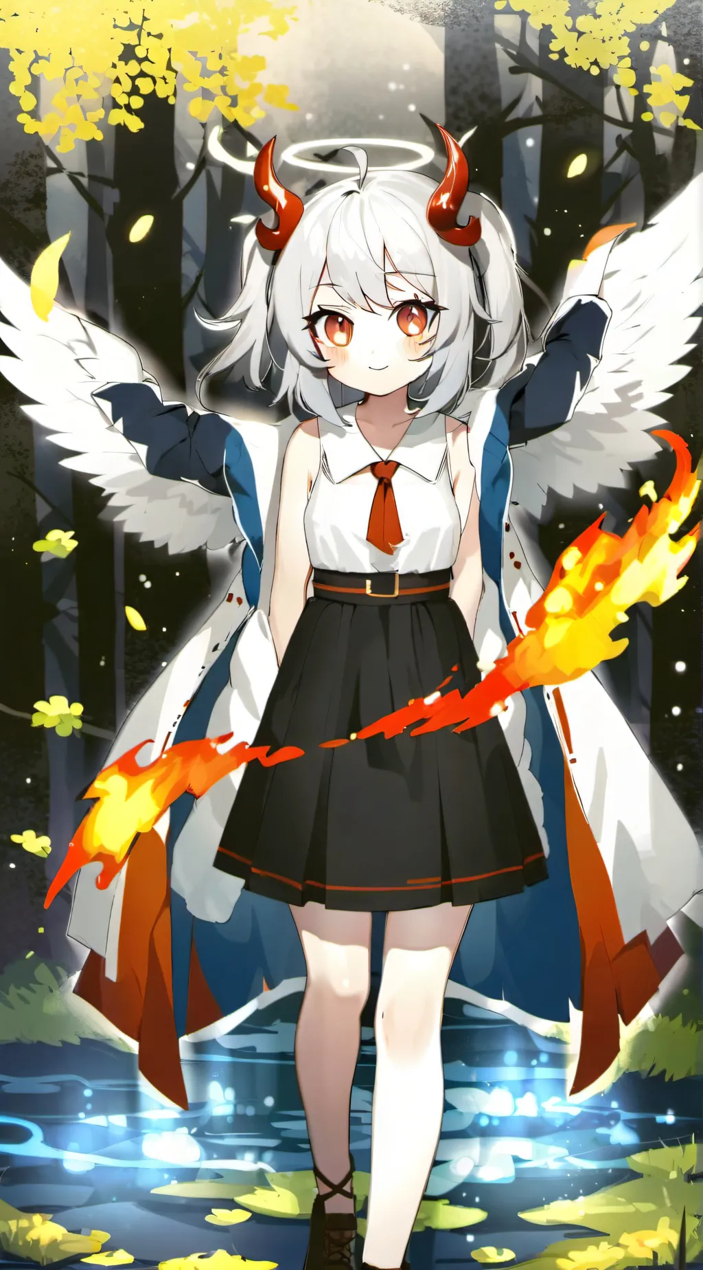 ai character: luna background