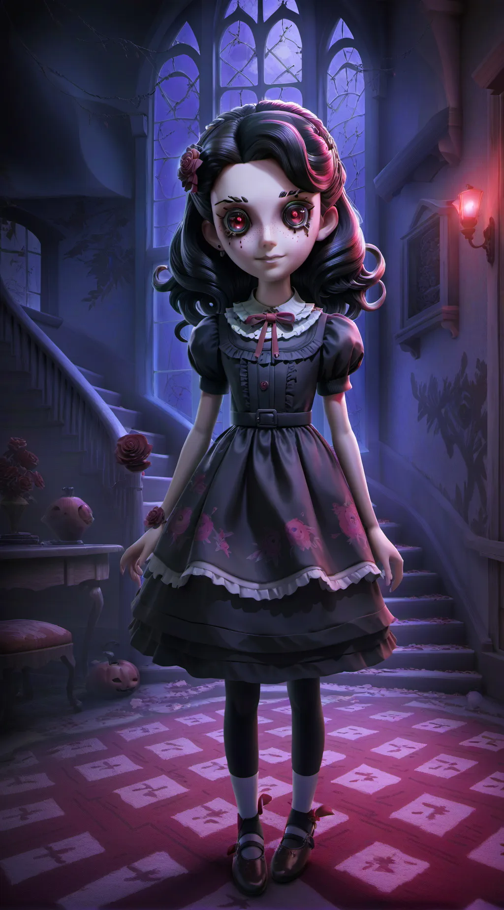 ai character: NIGHTMARE . background