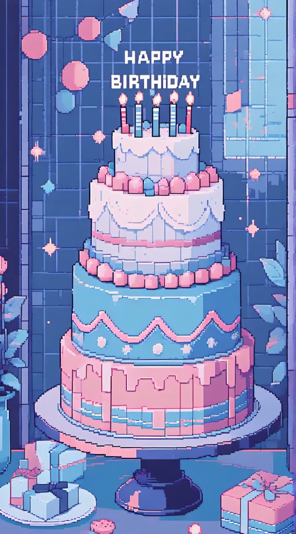 ai character: HAPPY BIRTHDAY🫶 background