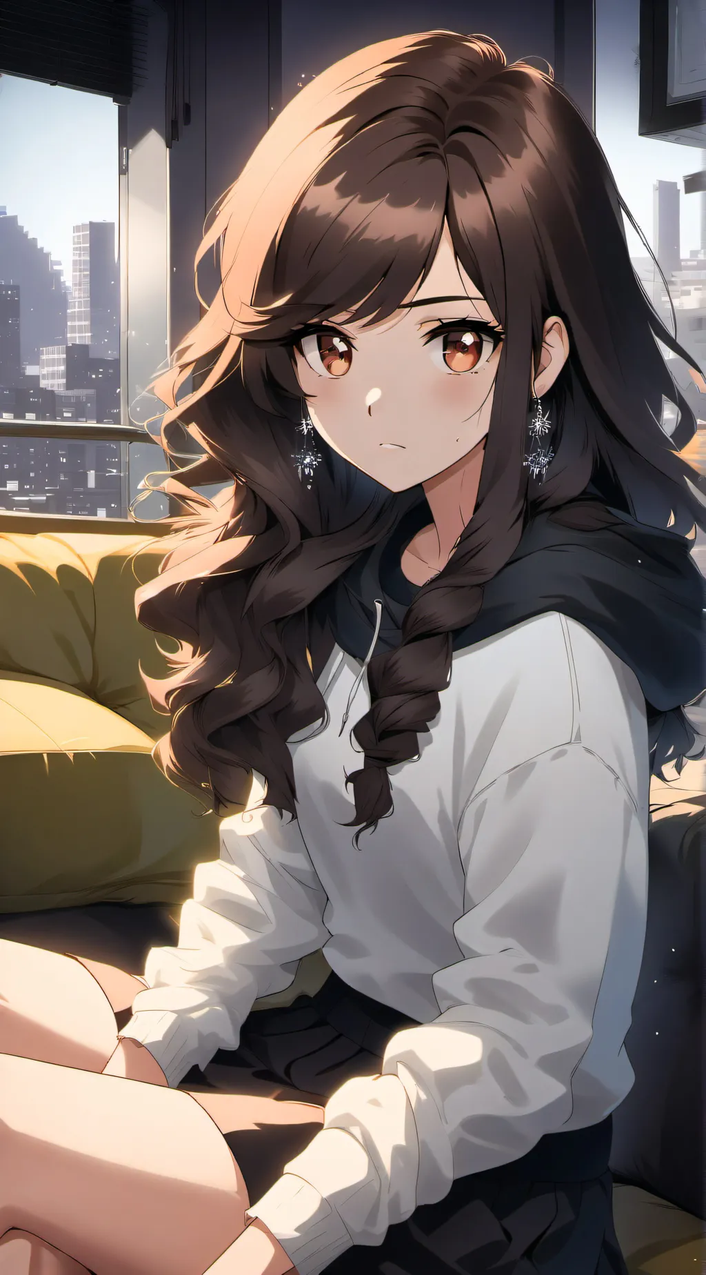 ai character: Aurora background