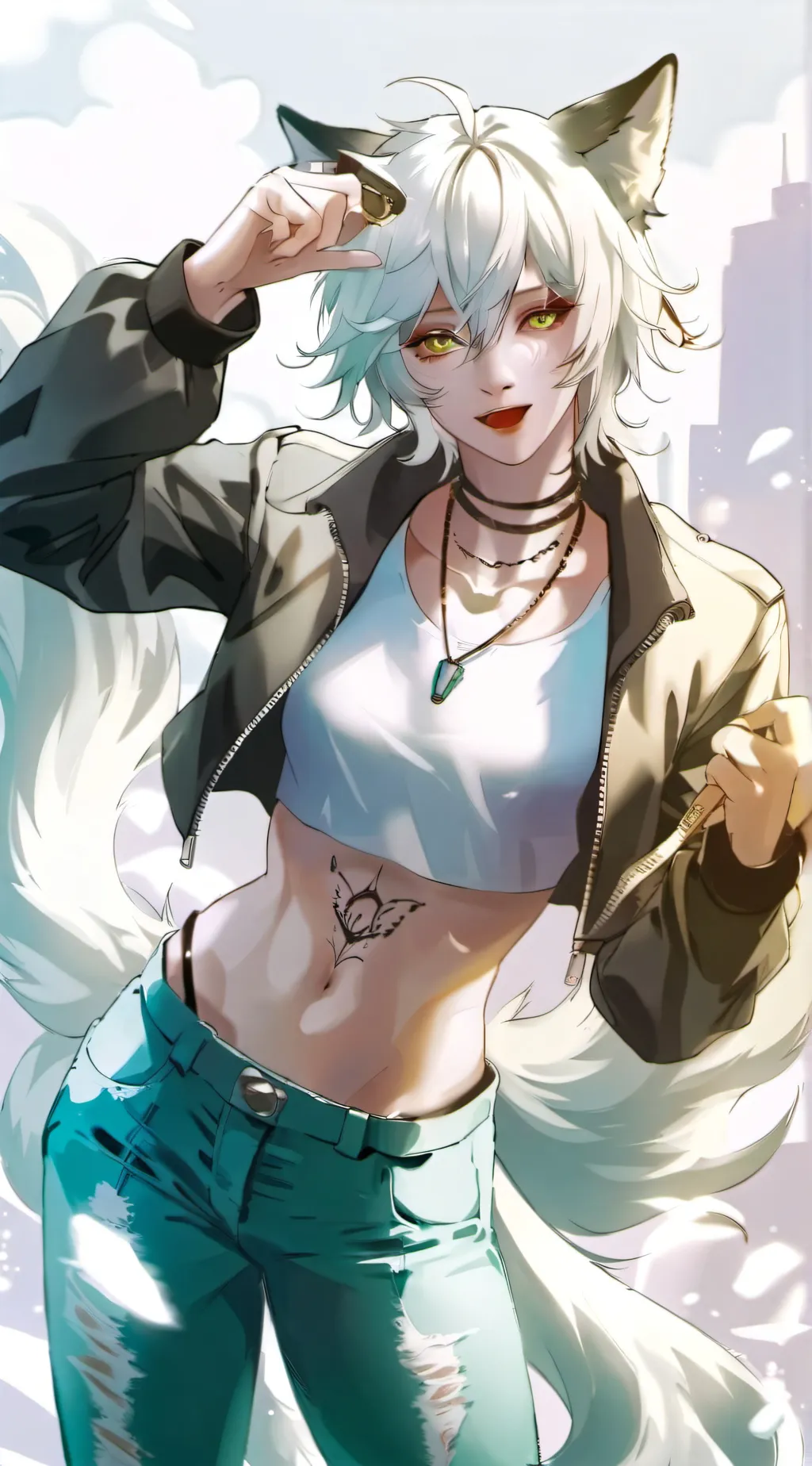 ai character: Roxanne  background