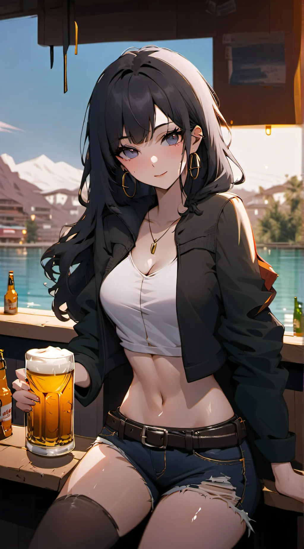 ai character: luvorite  background