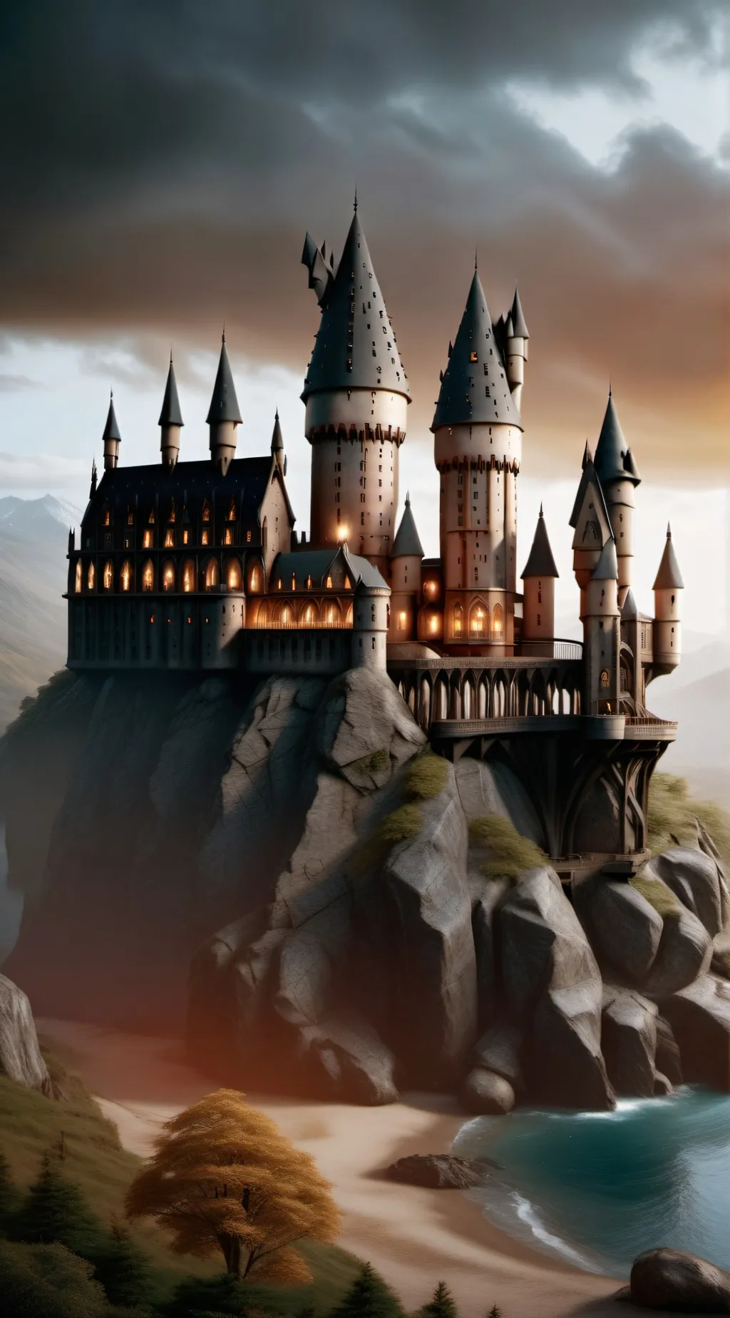 ai character: Slytherin party background