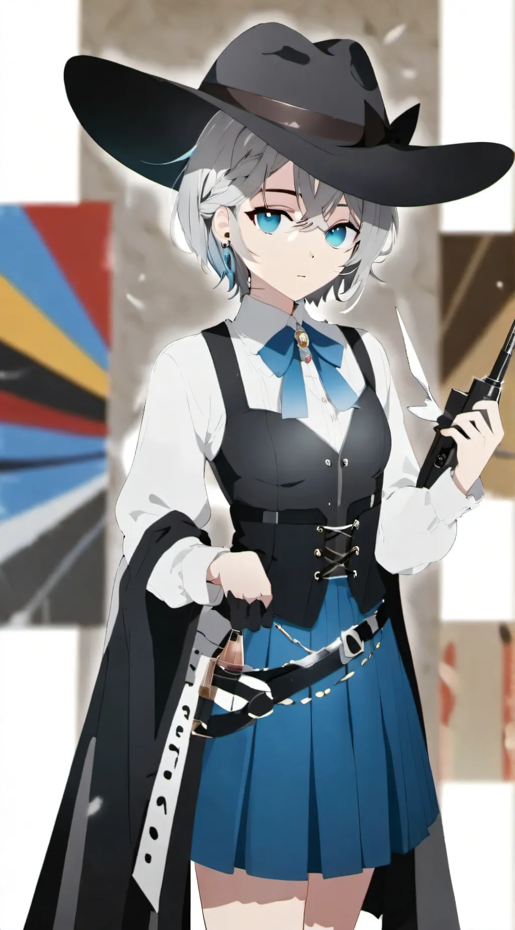 ai character: Mha Wild West  background