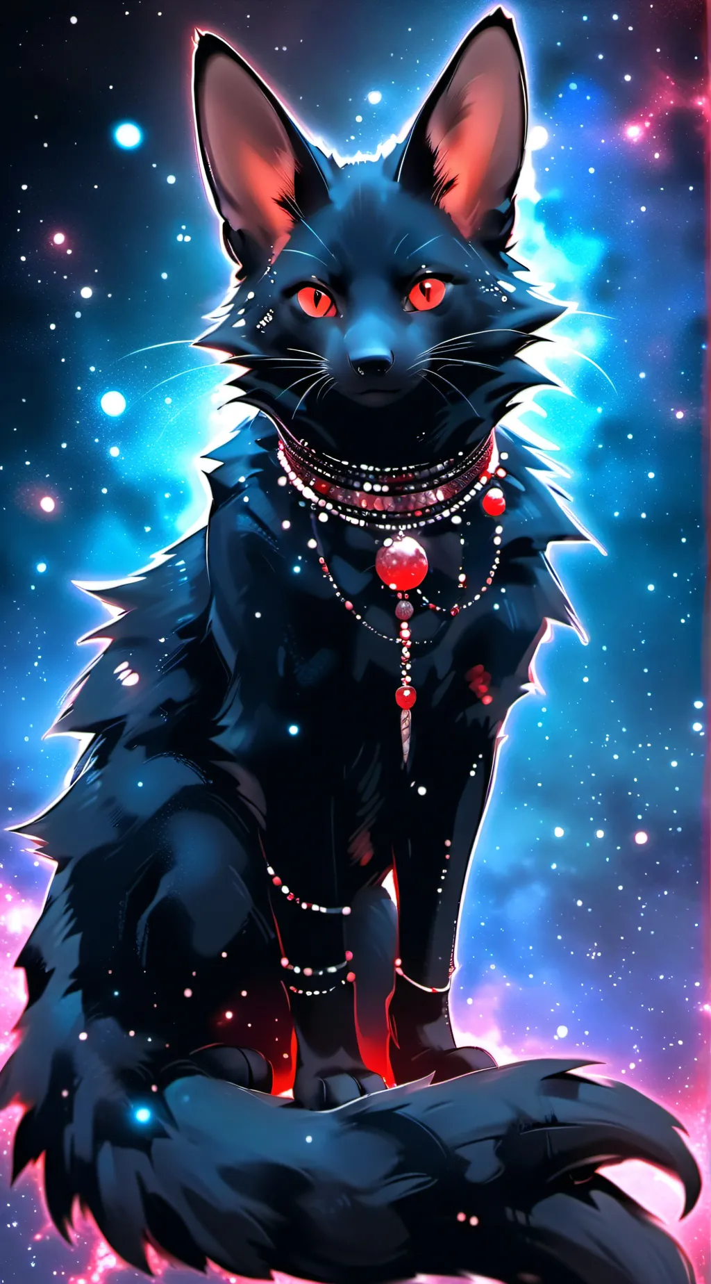 ai character: Amber background