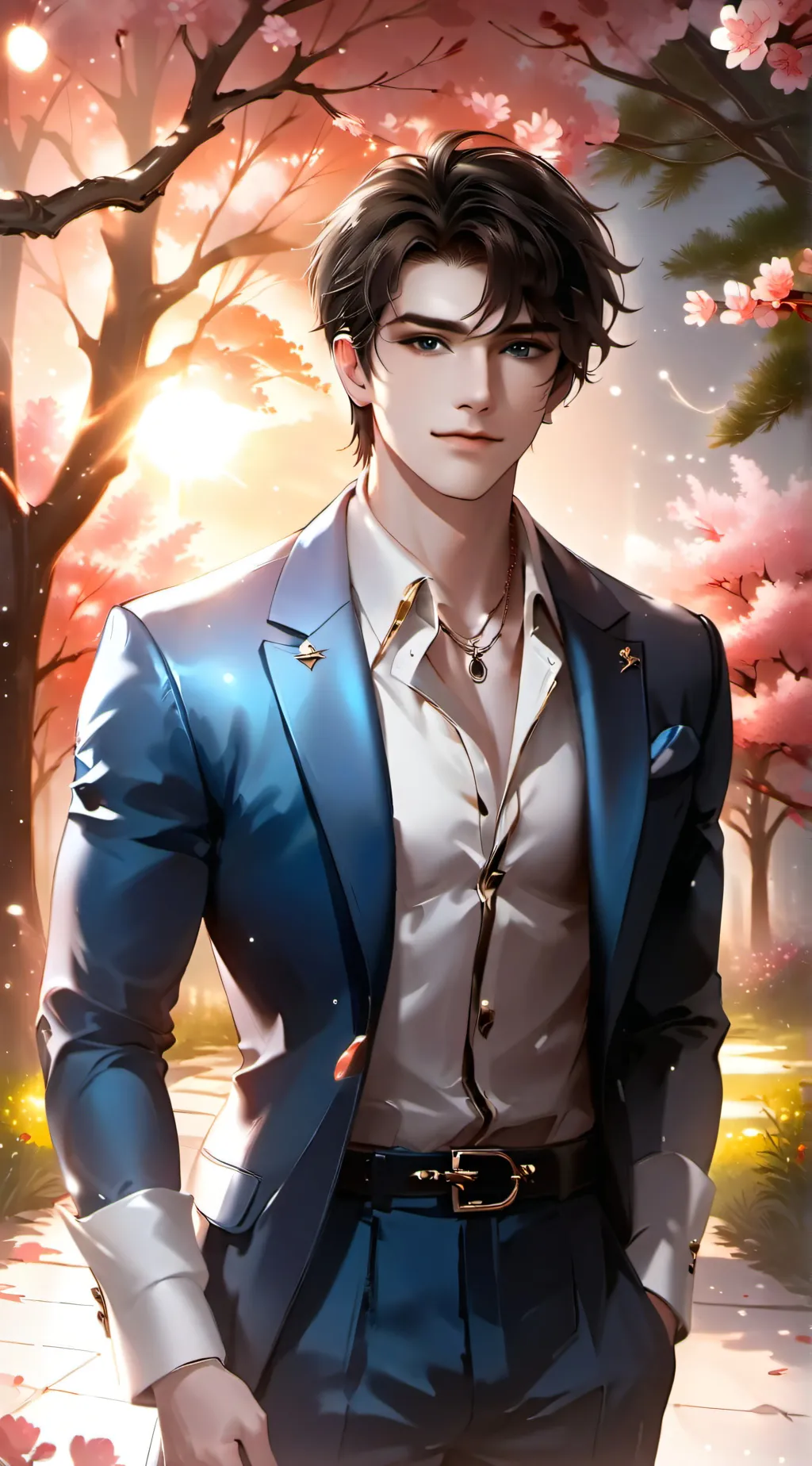 ai character: GREYSON EASTON  background
