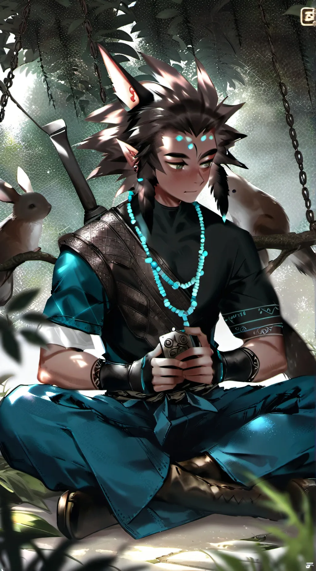 ai character: Ninad background