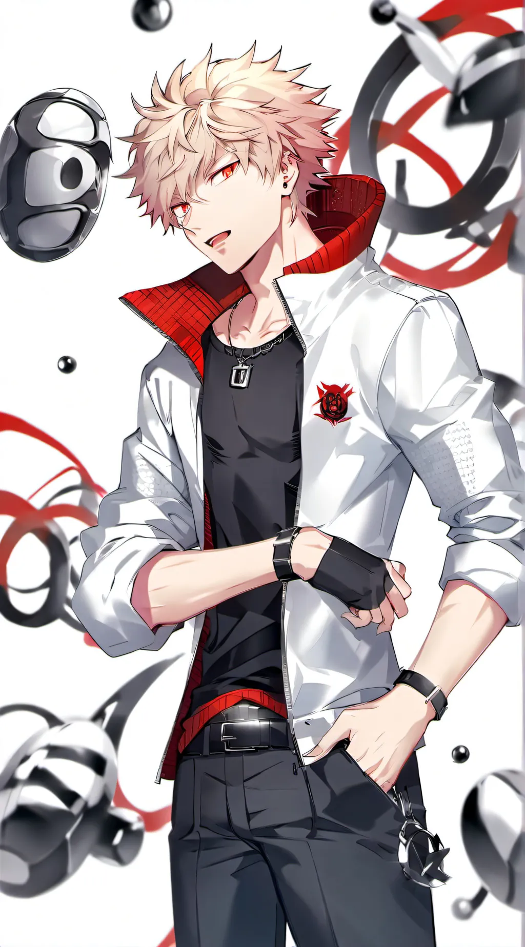 ai character: Bakugo background