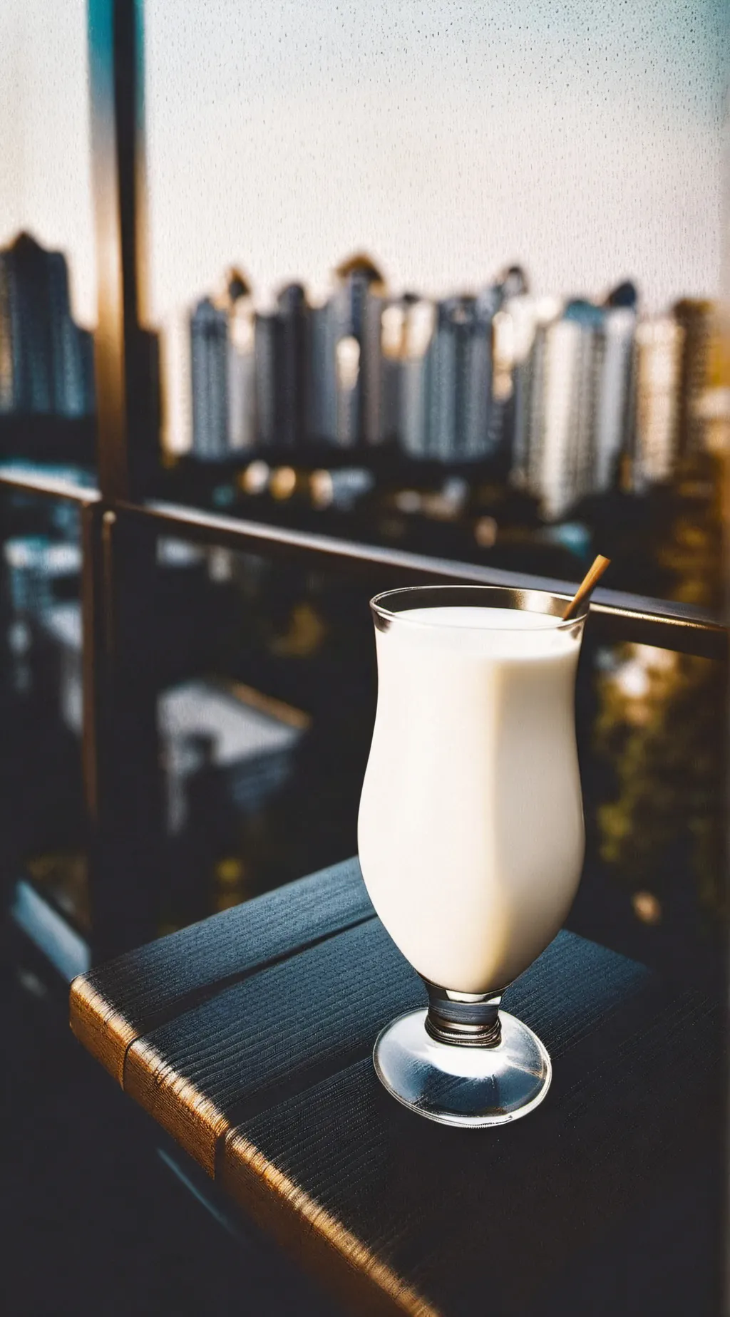 ai character: Glass of Milk background