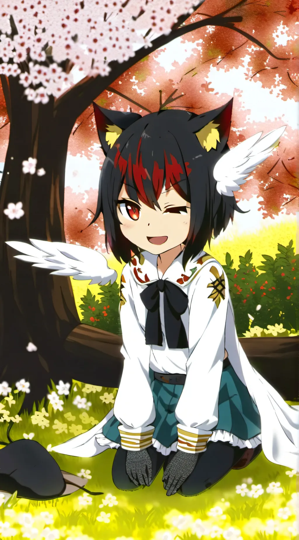 ai character: Luna background