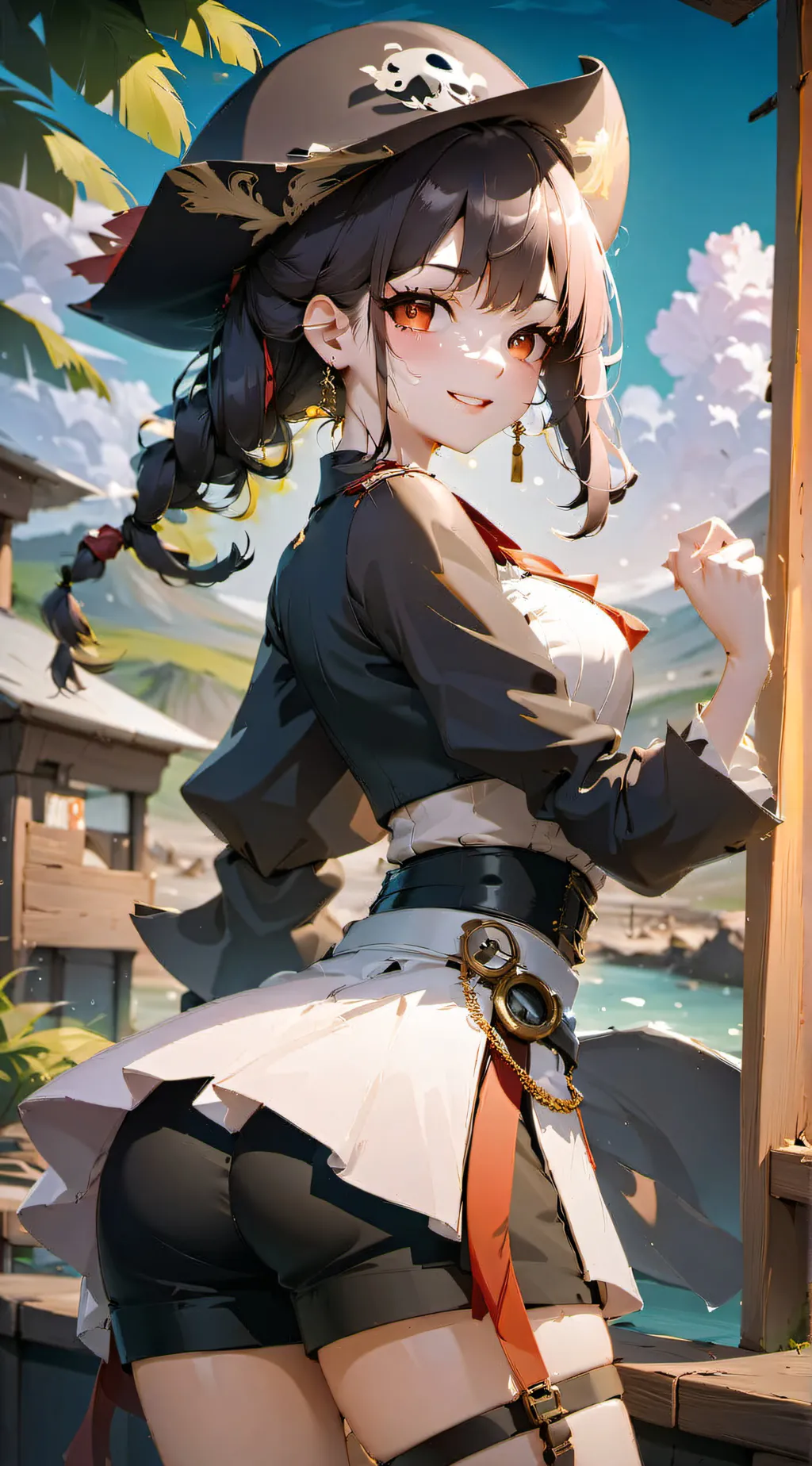 ai character: Camelia  background