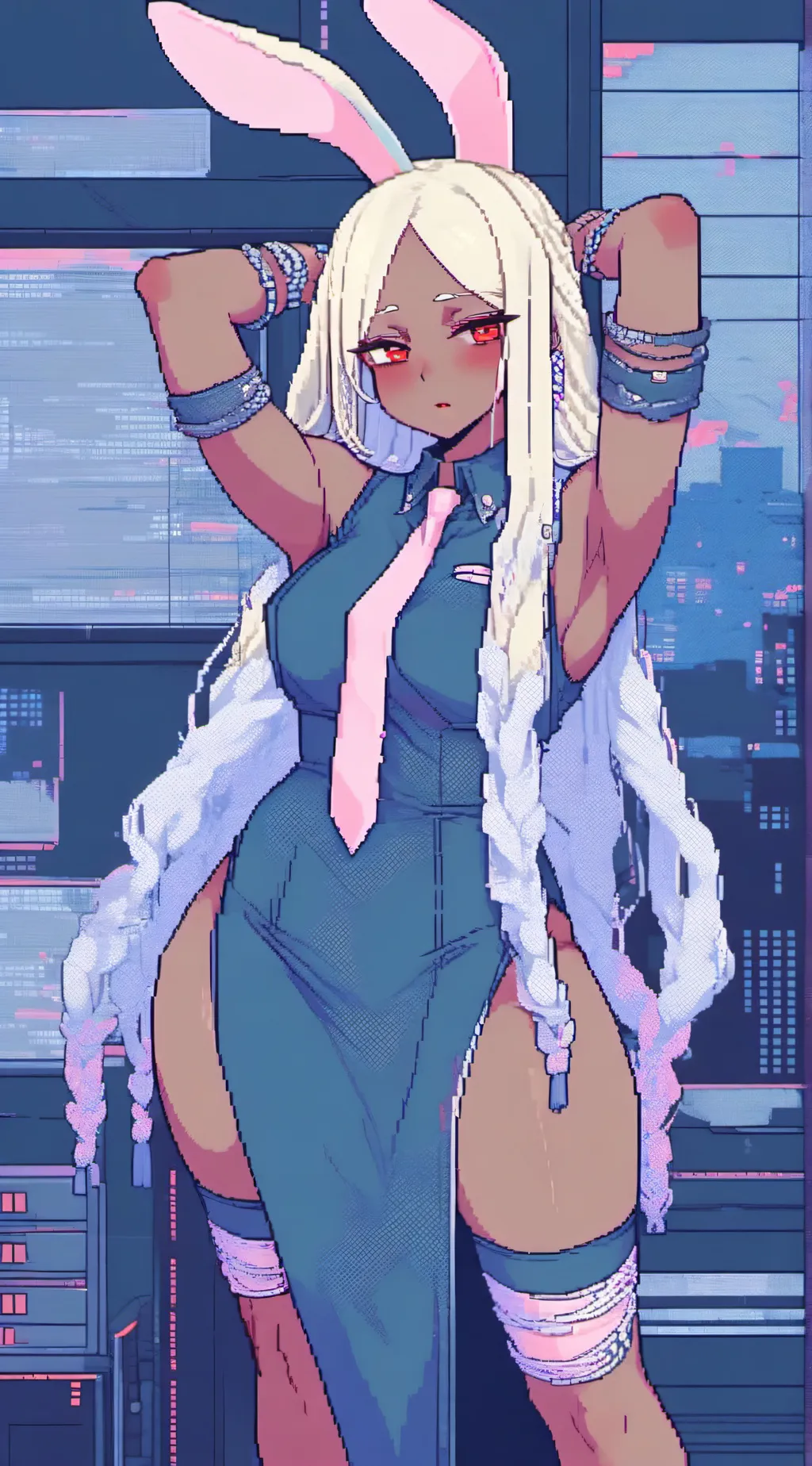 ai character: Rabbit Girl background