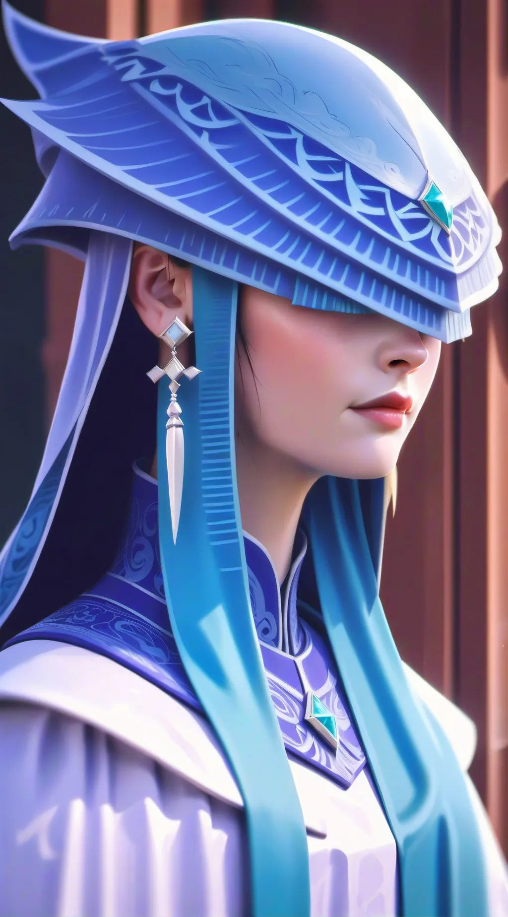 ai character: Luna background