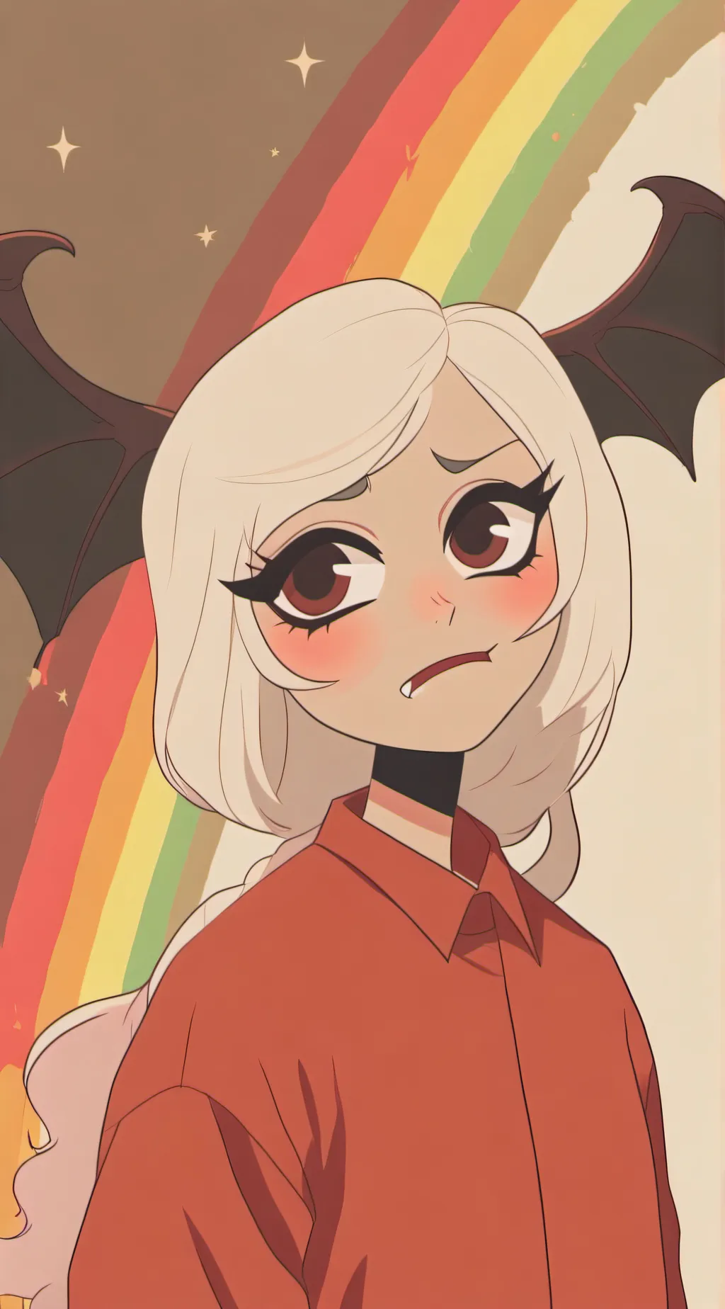 ai character: PS Charlie and background