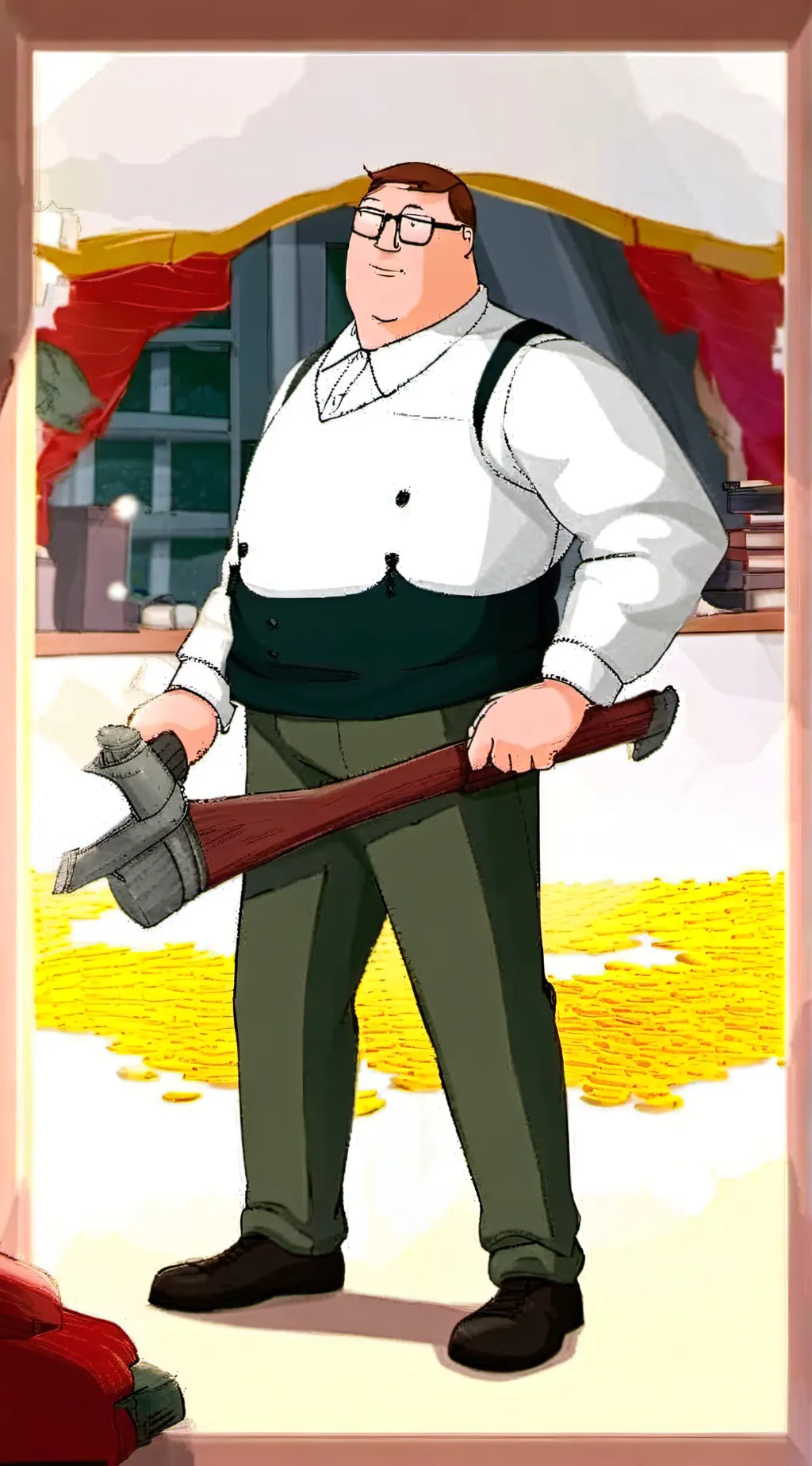 ai character: Peter Griffin background