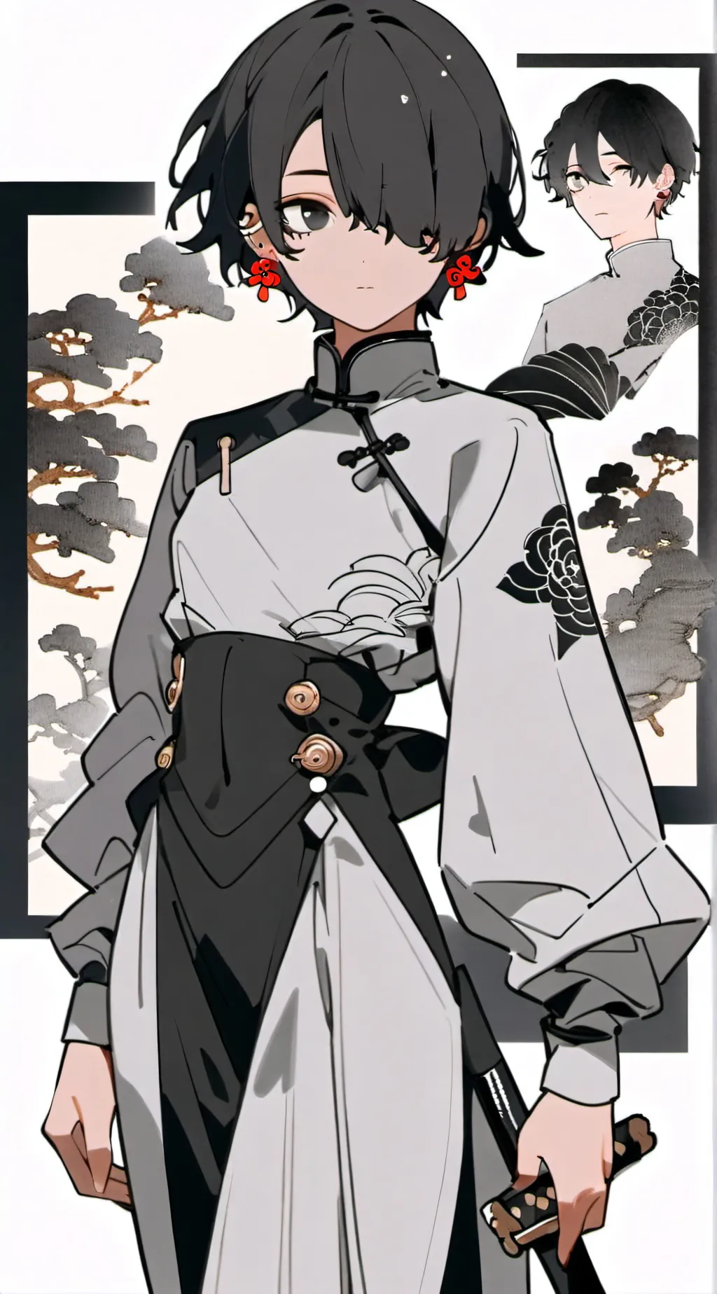 ai character: 千秋 background