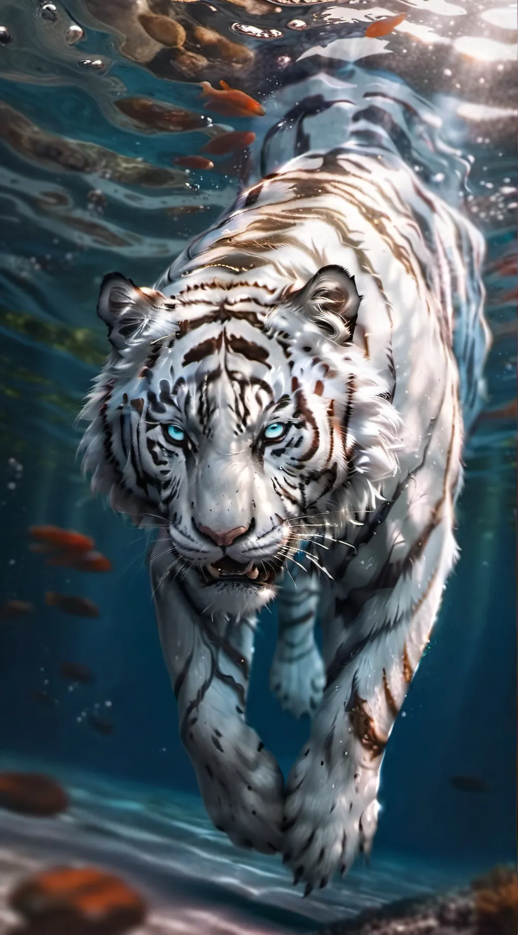 ai character: Luna the tiger  background