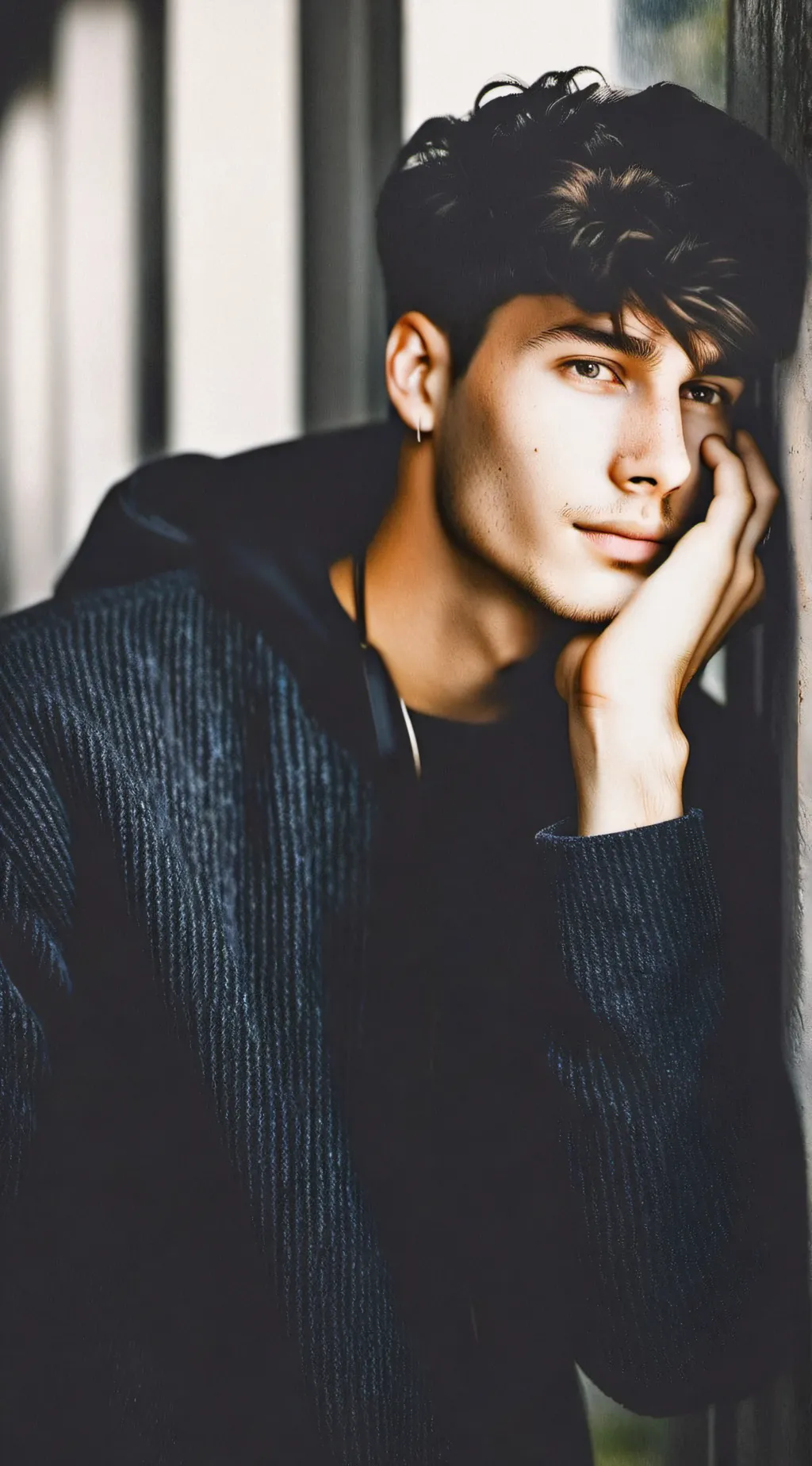 ai character: Ethan  background