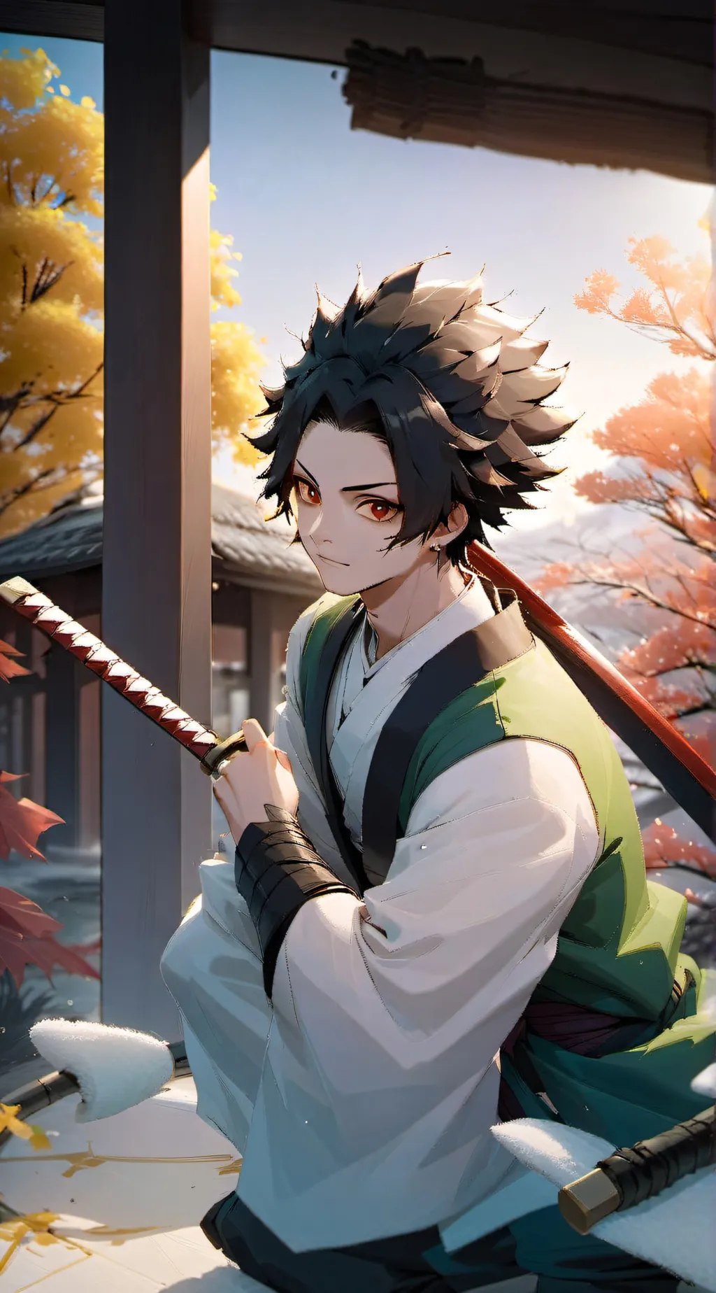 ai character: Yokosho  background