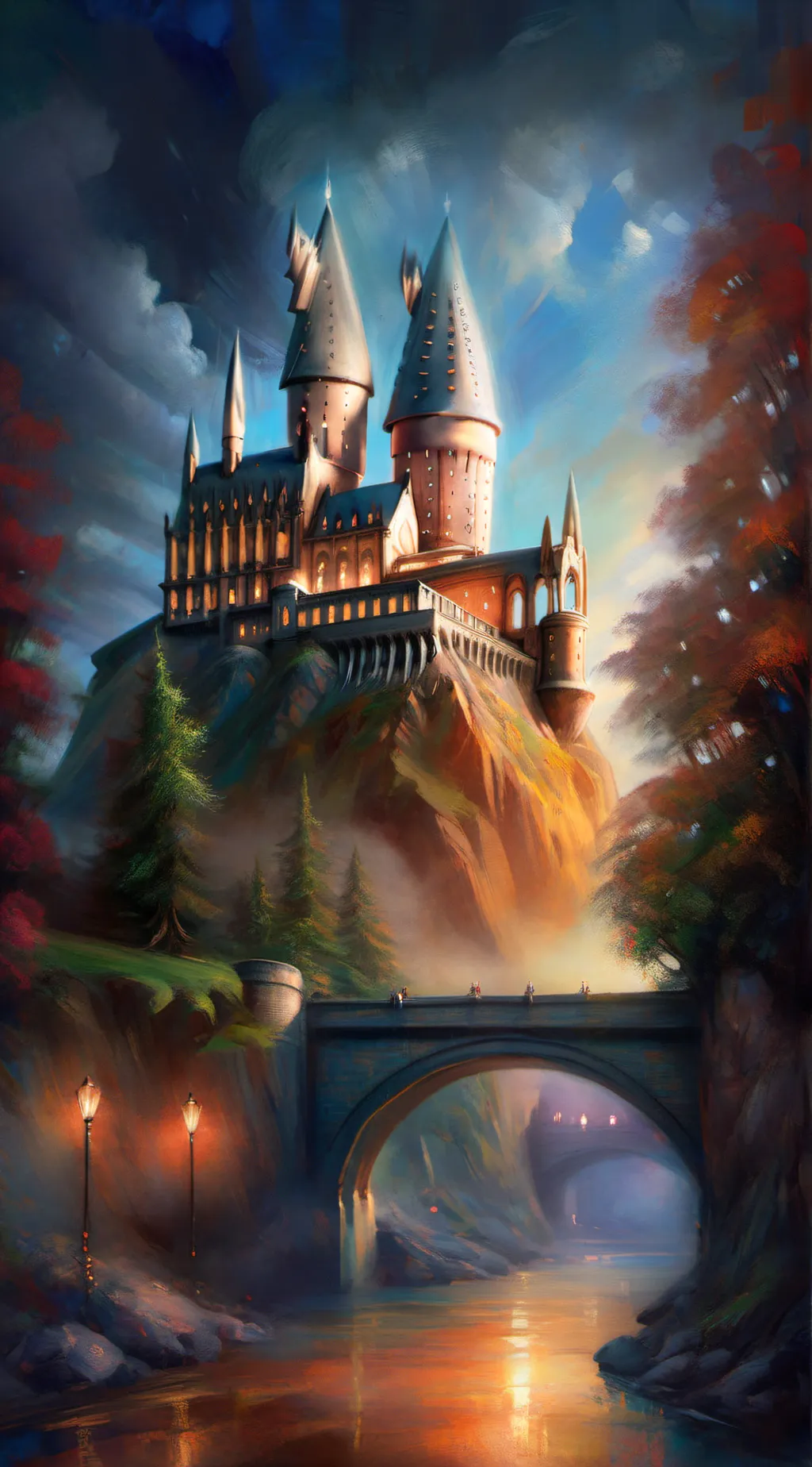 ai character: hogwarts  background