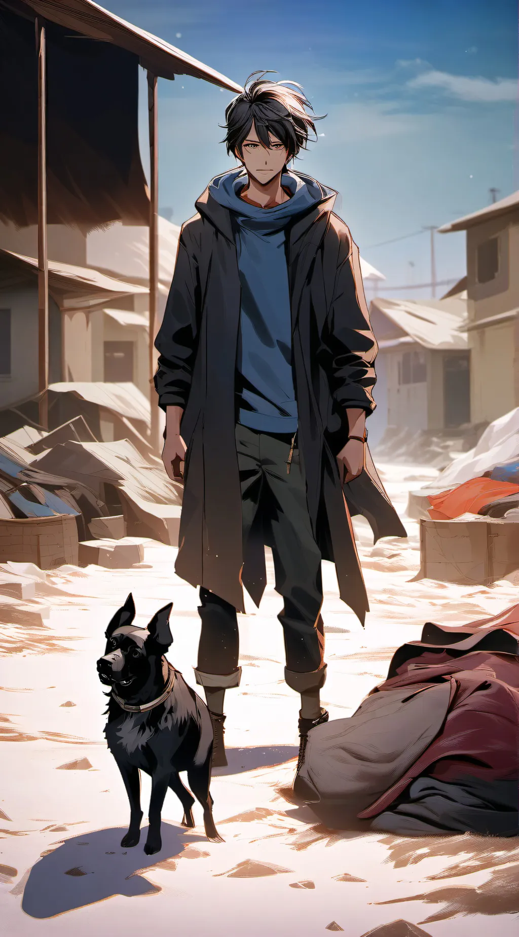 ai character: ♧Raven♧ background