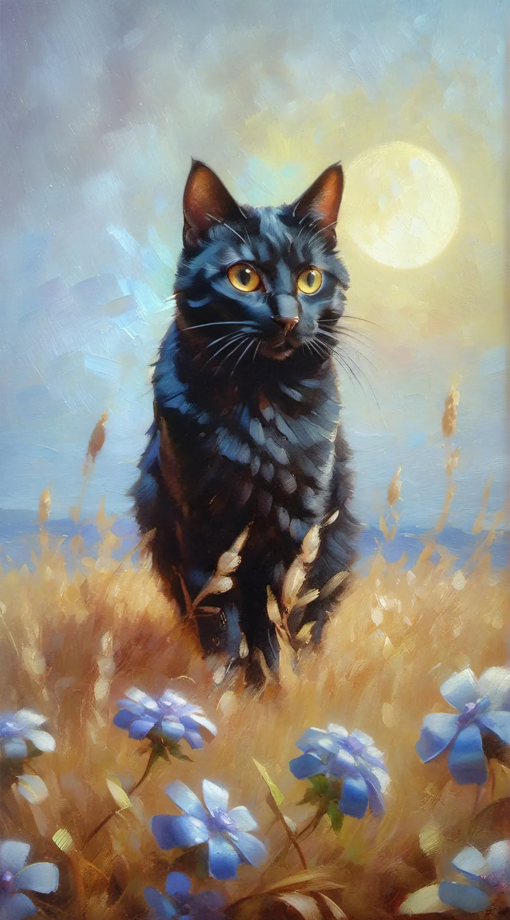 ai character: LUNA background