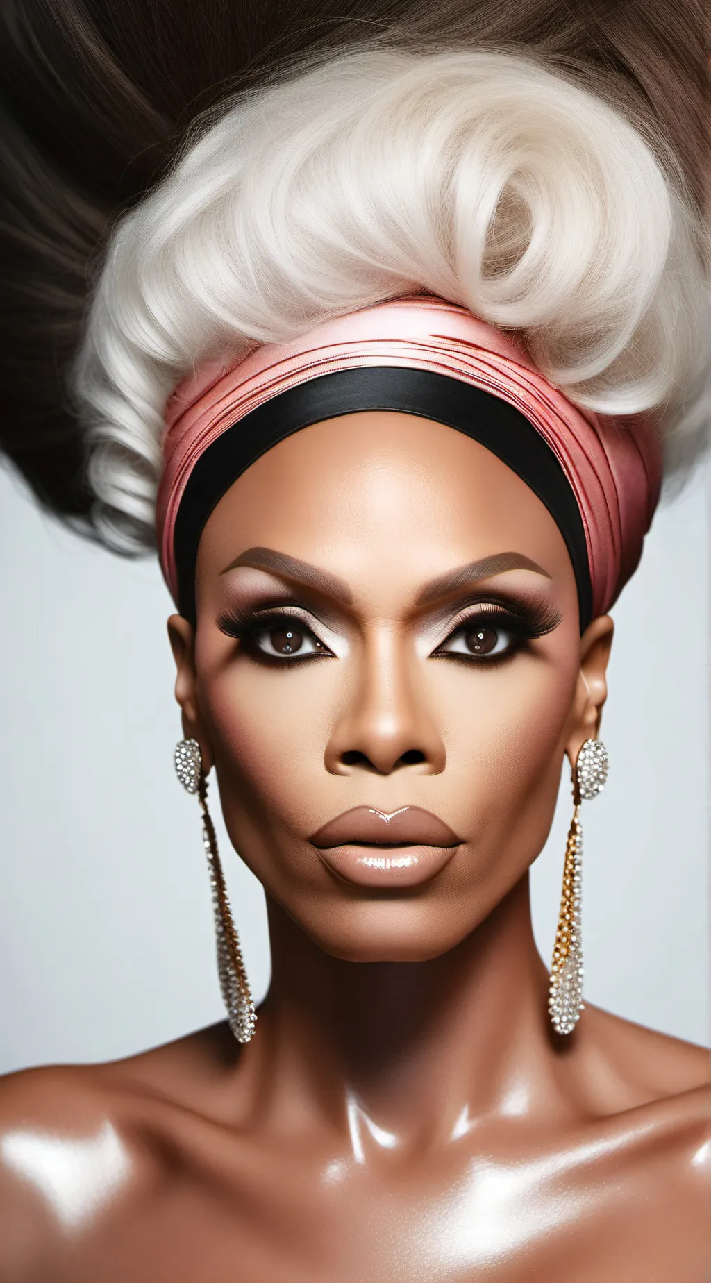 ai character: RuPaul  background