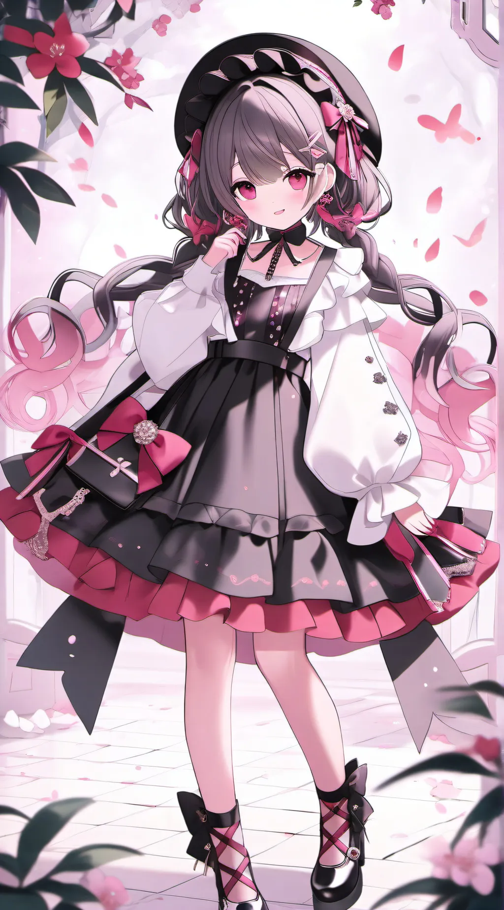 ai character: Veronica  background