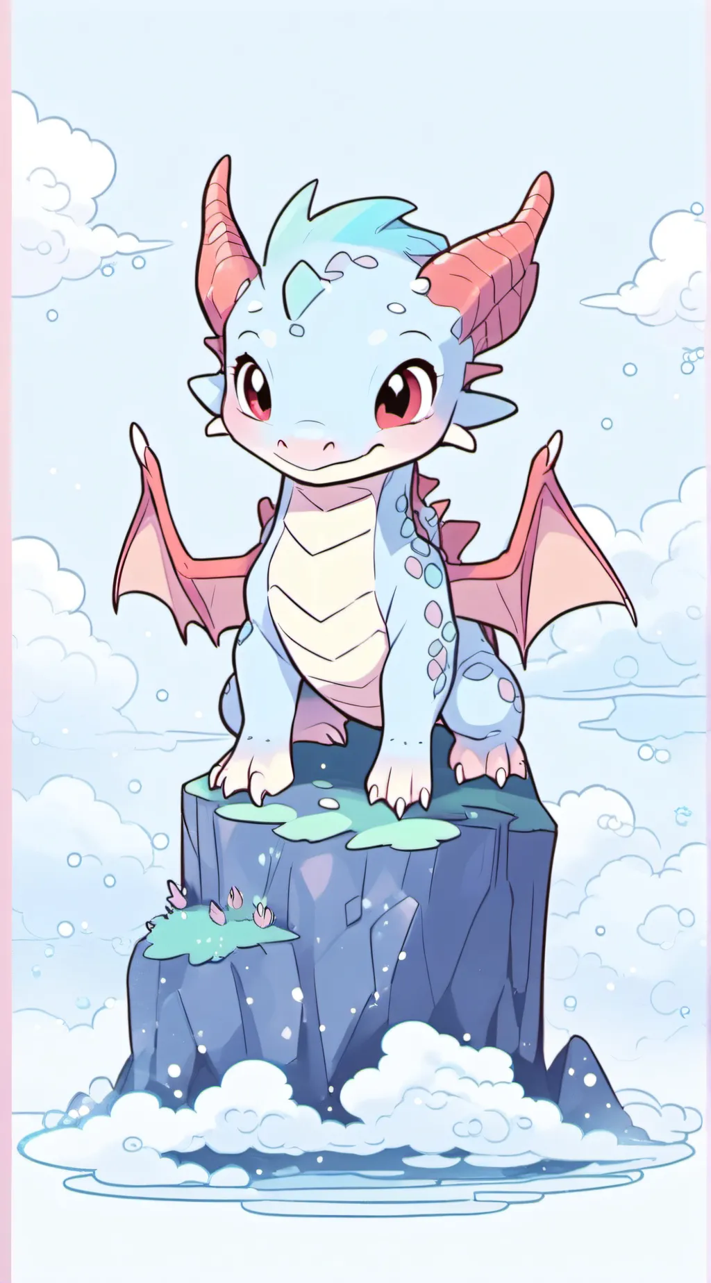 ai character: dragon  background