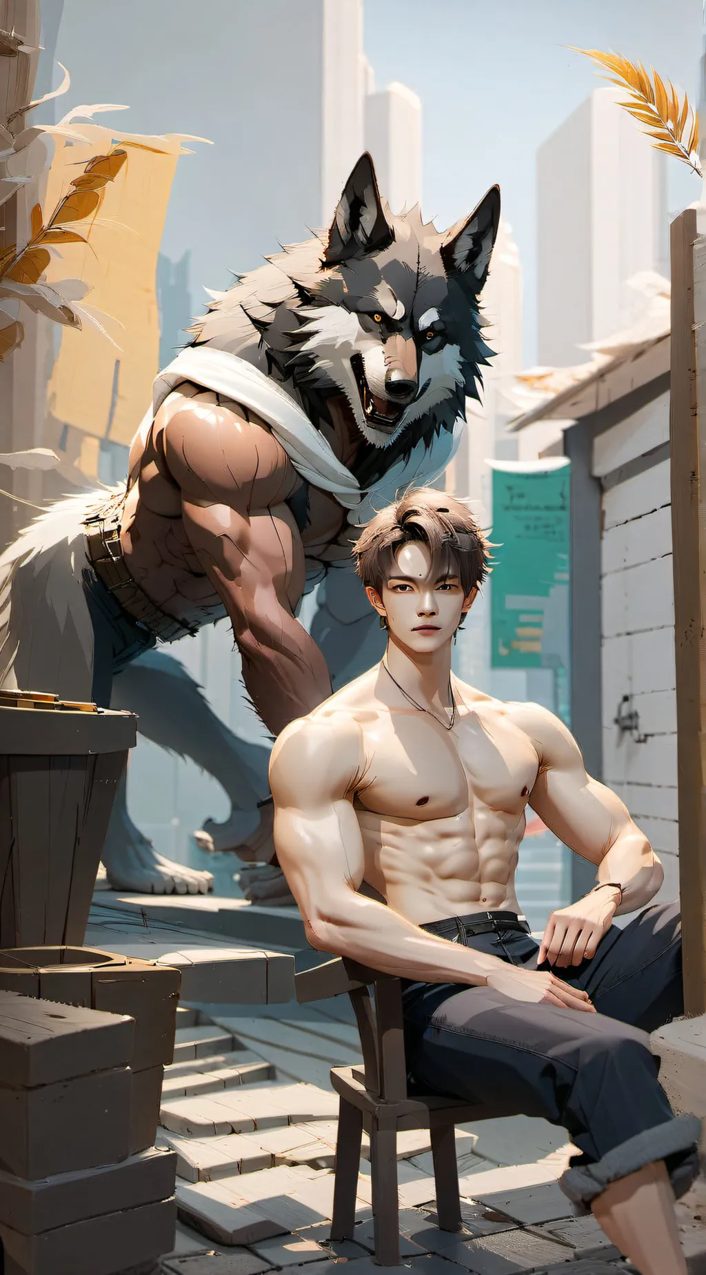 ai character: Jason  background