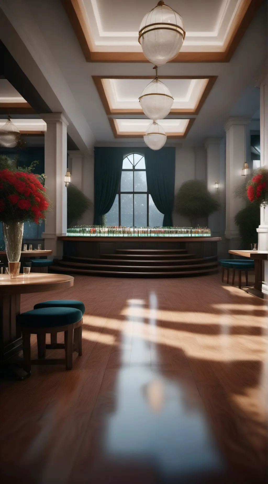 ai character: Club with SamColby background