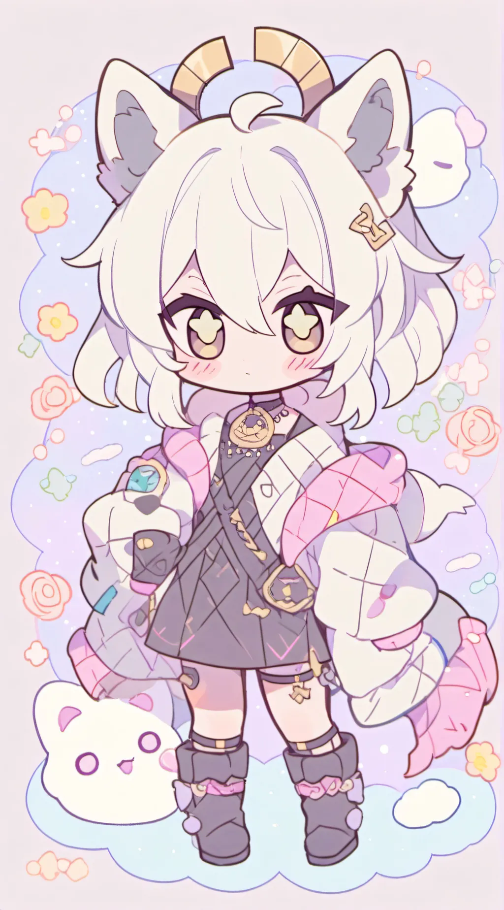 ai character: Mha girls tp to u background