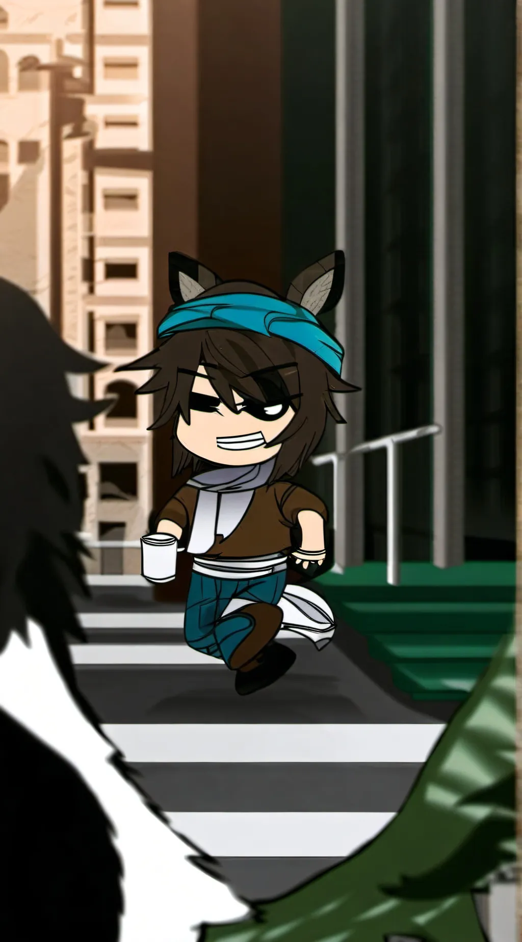 ai character: gacha lassie background