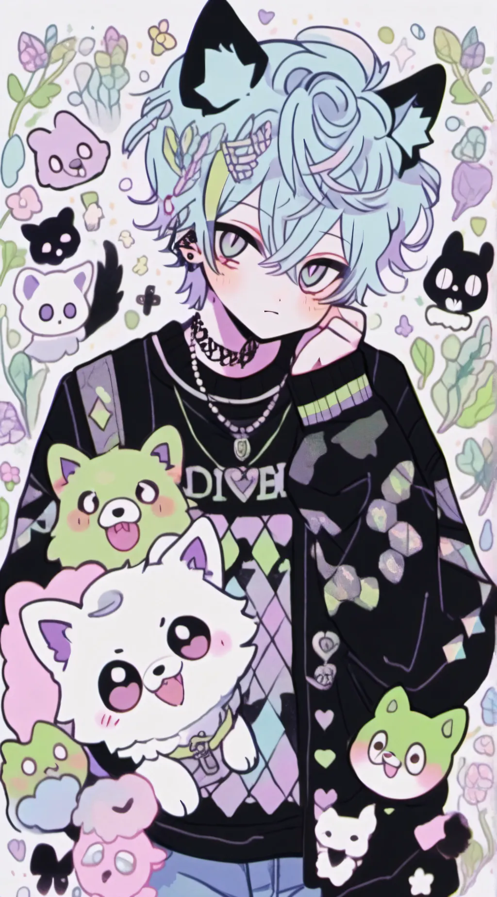 ai character: 🏳️‍🌈Kyle💅🏻 background