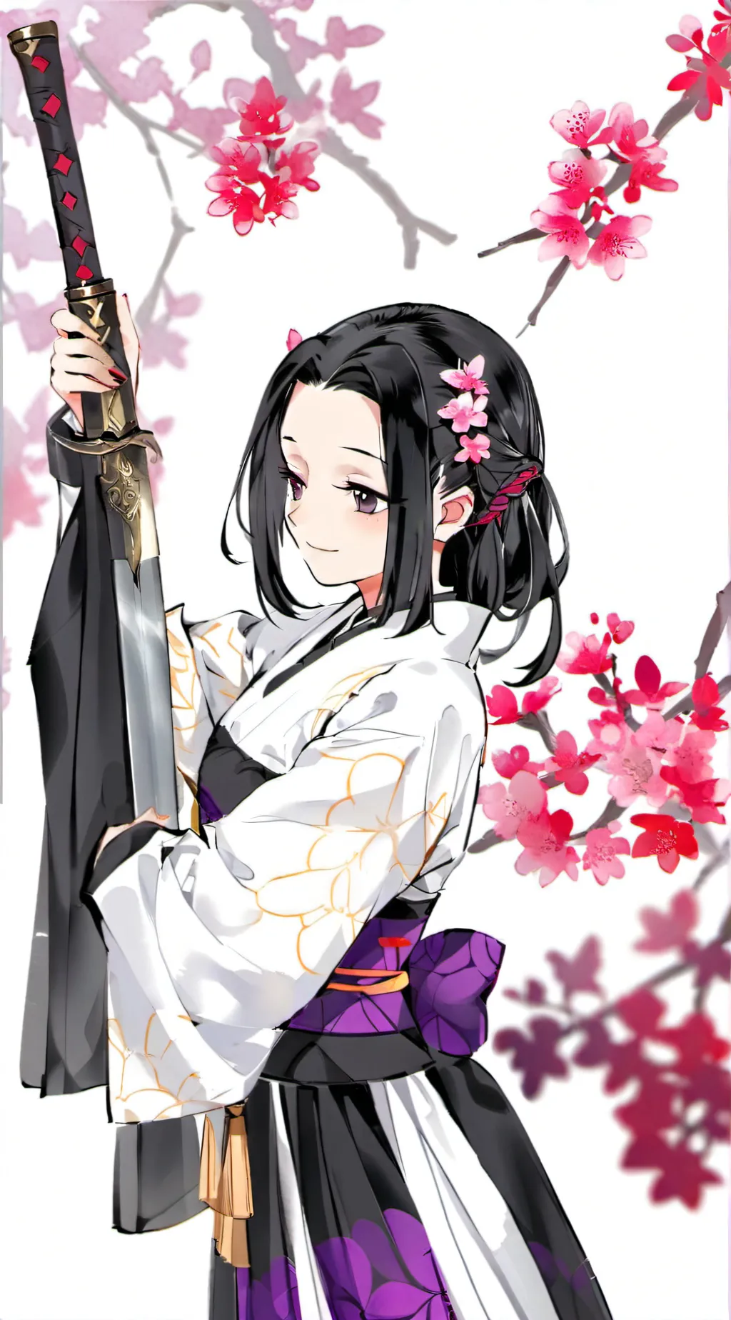ai character: hashira sis w eyes background