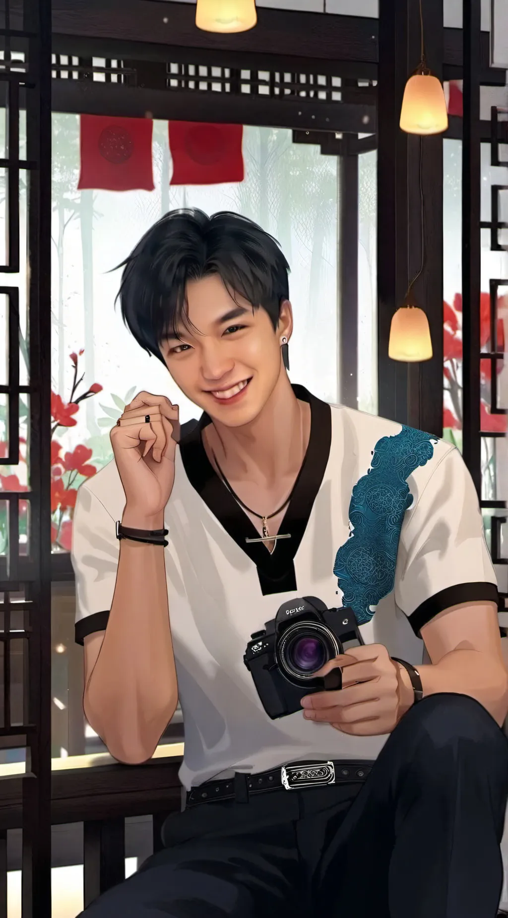 ai character: HEEJAKE background