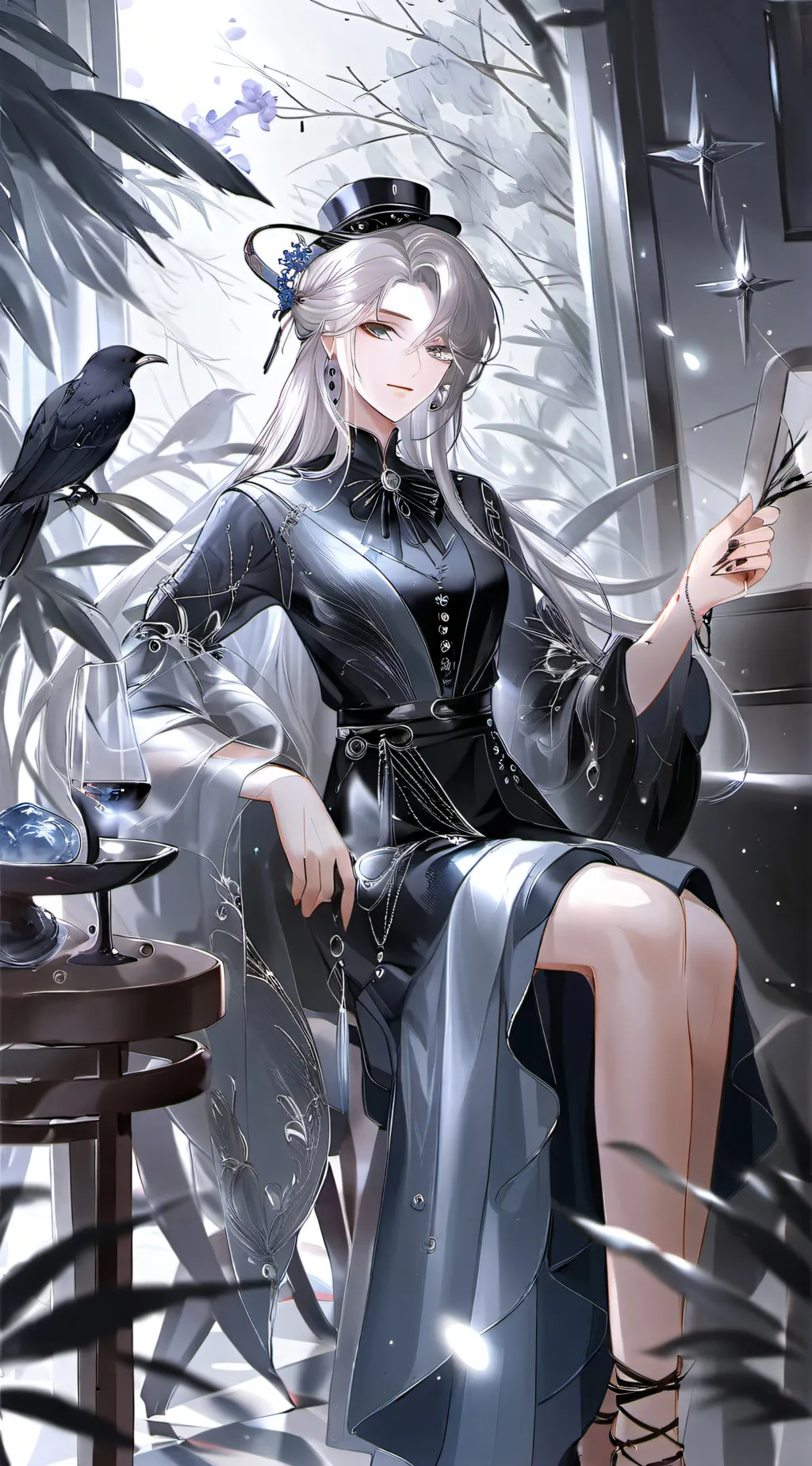 ai character: Diana  background