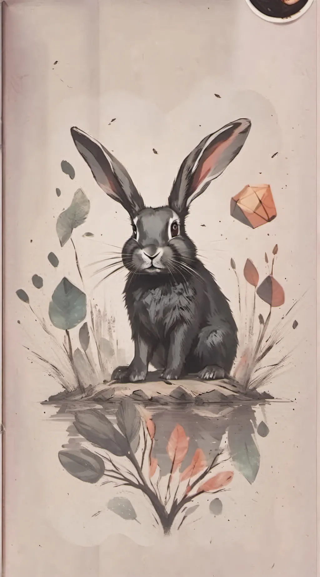 ai character: vib-ribbon background