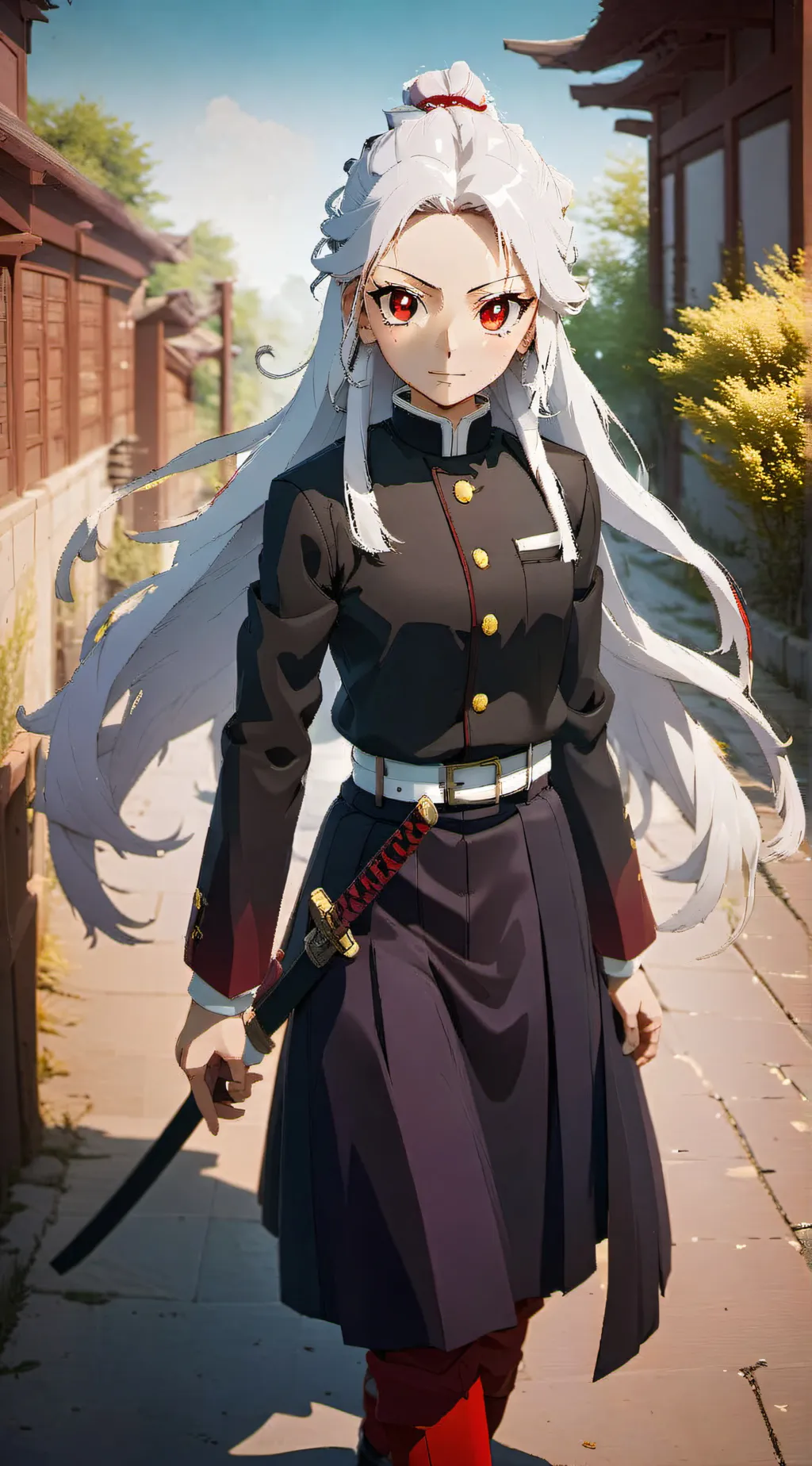 ai character: Demon slayer background