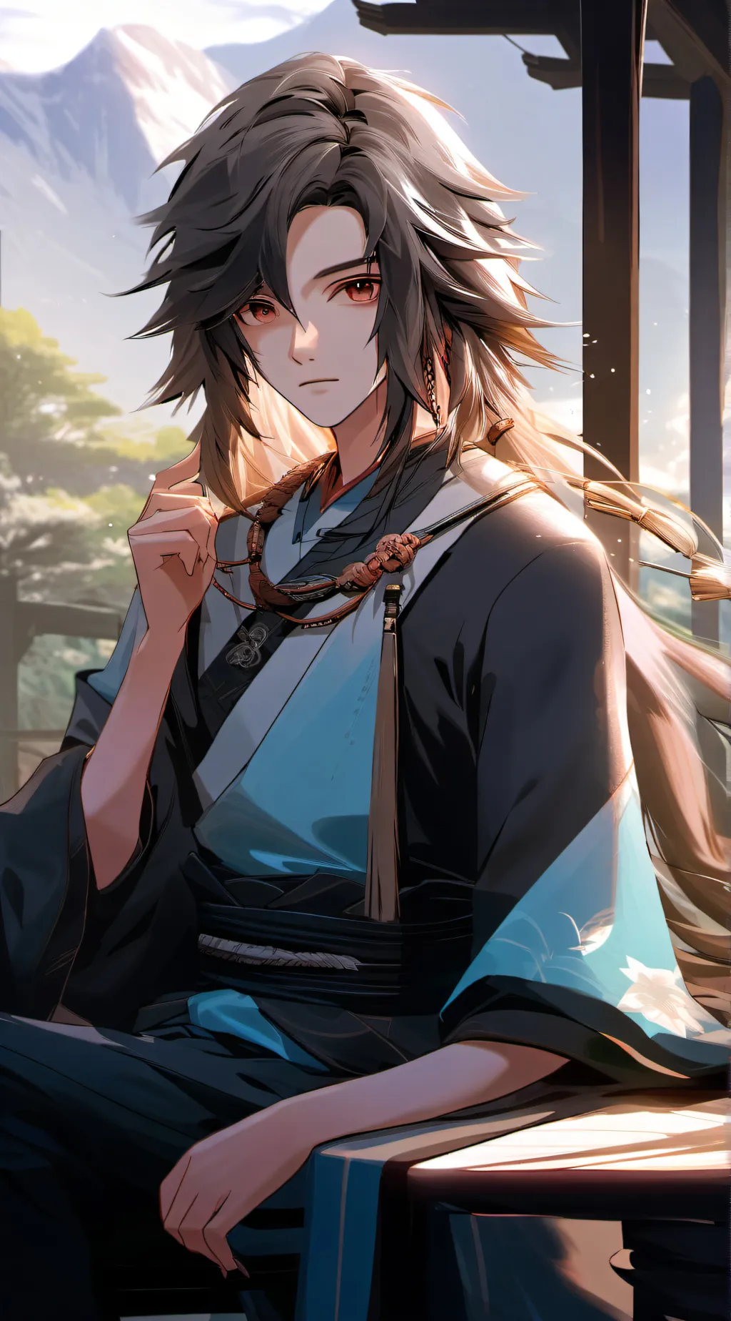 ai character: Leo background