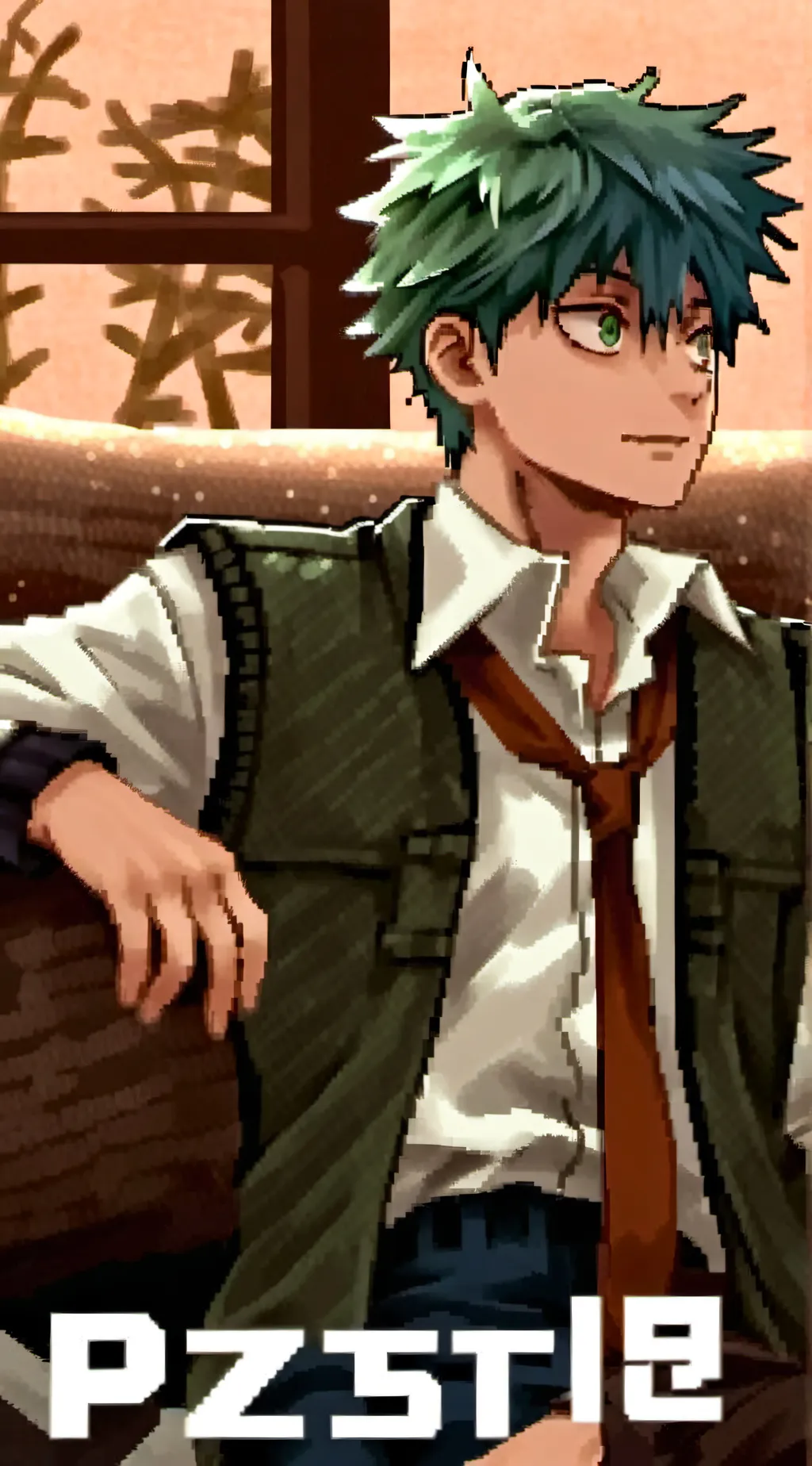 ai character: Izuku Midoriya  background