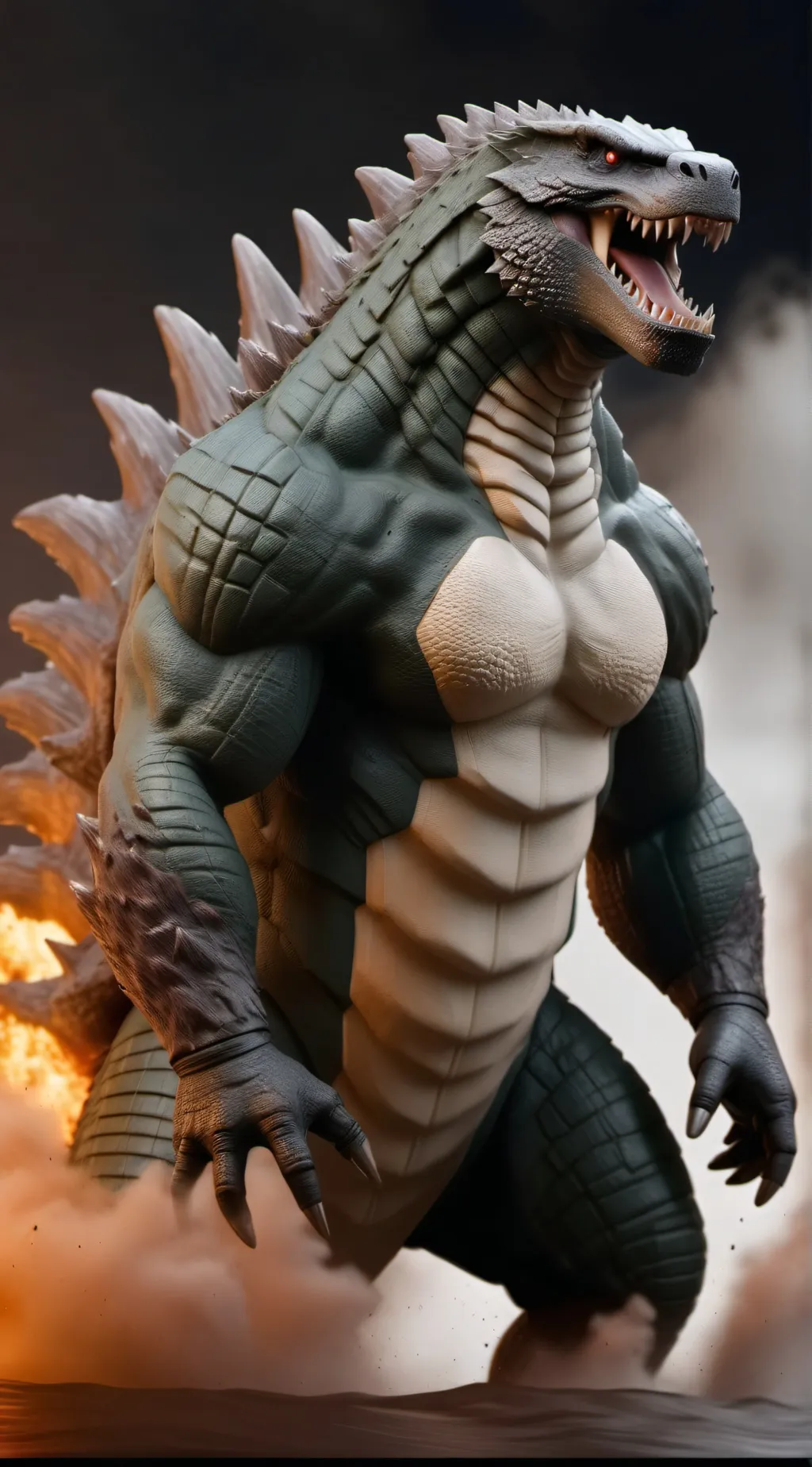 ai character: Monsterverse rpg background