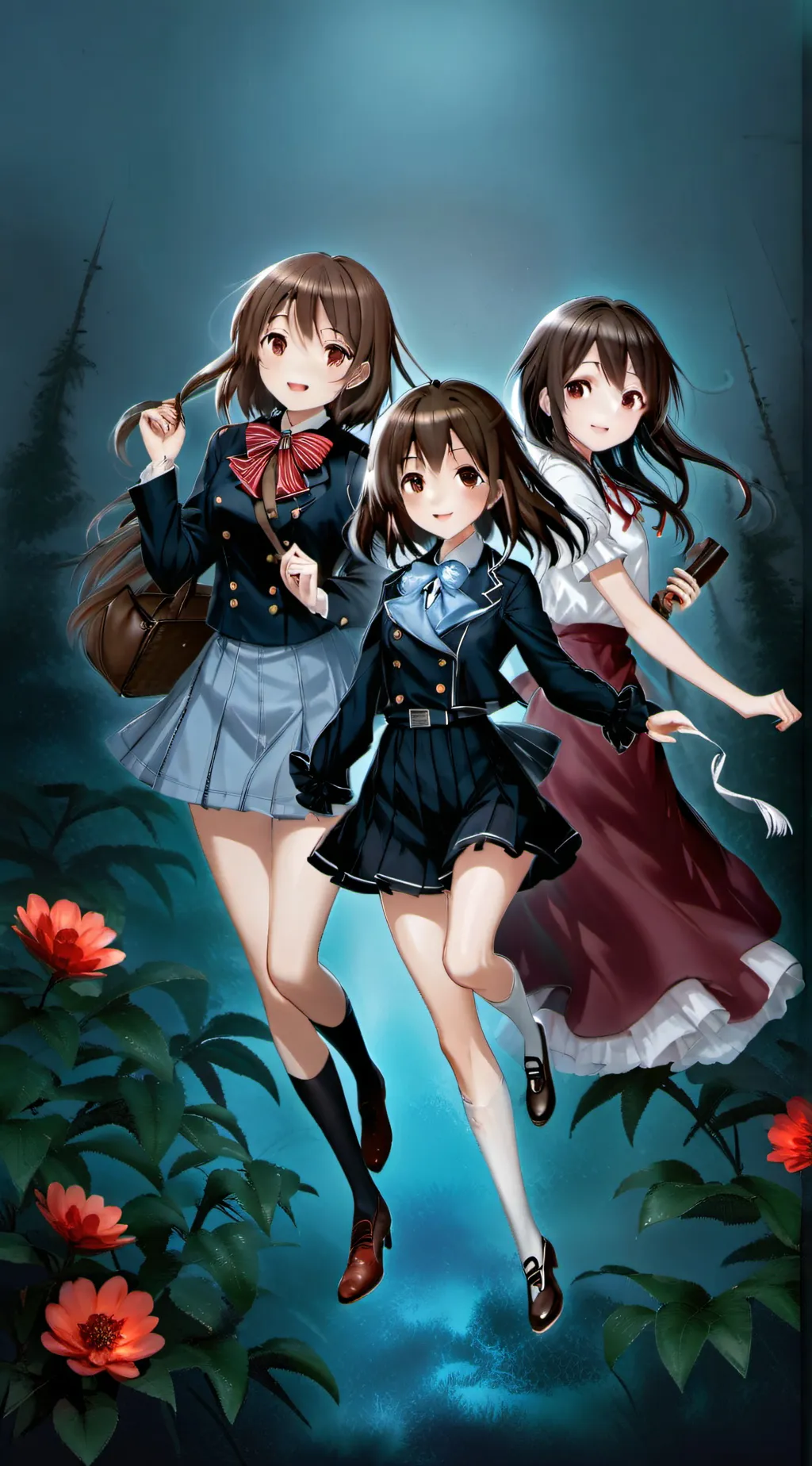 ai character: girly the girl background