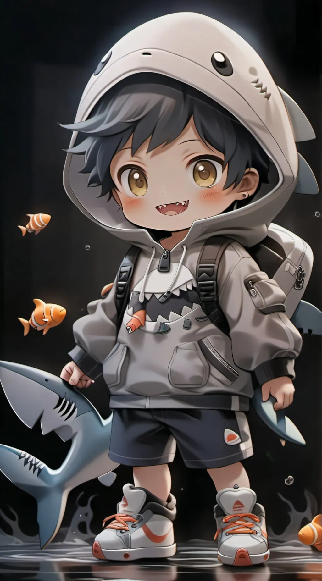 ai character: baby james background