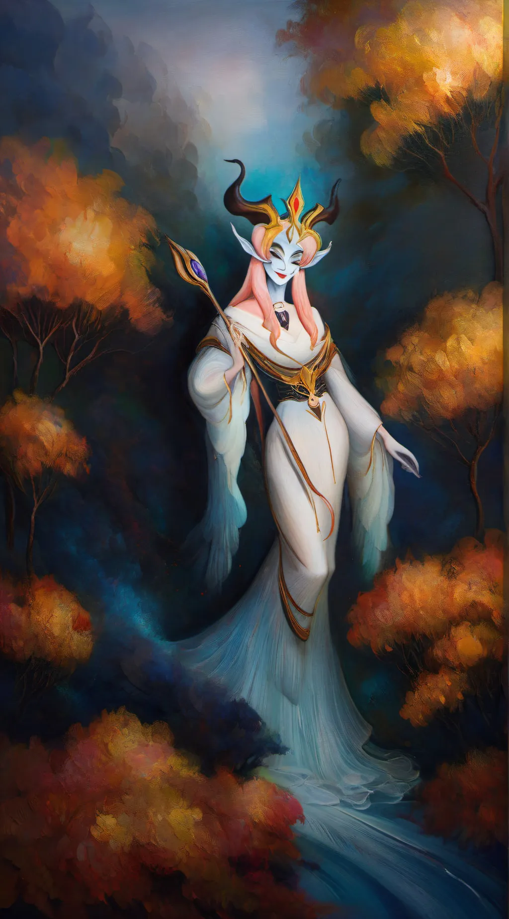 ai character: scary movie background