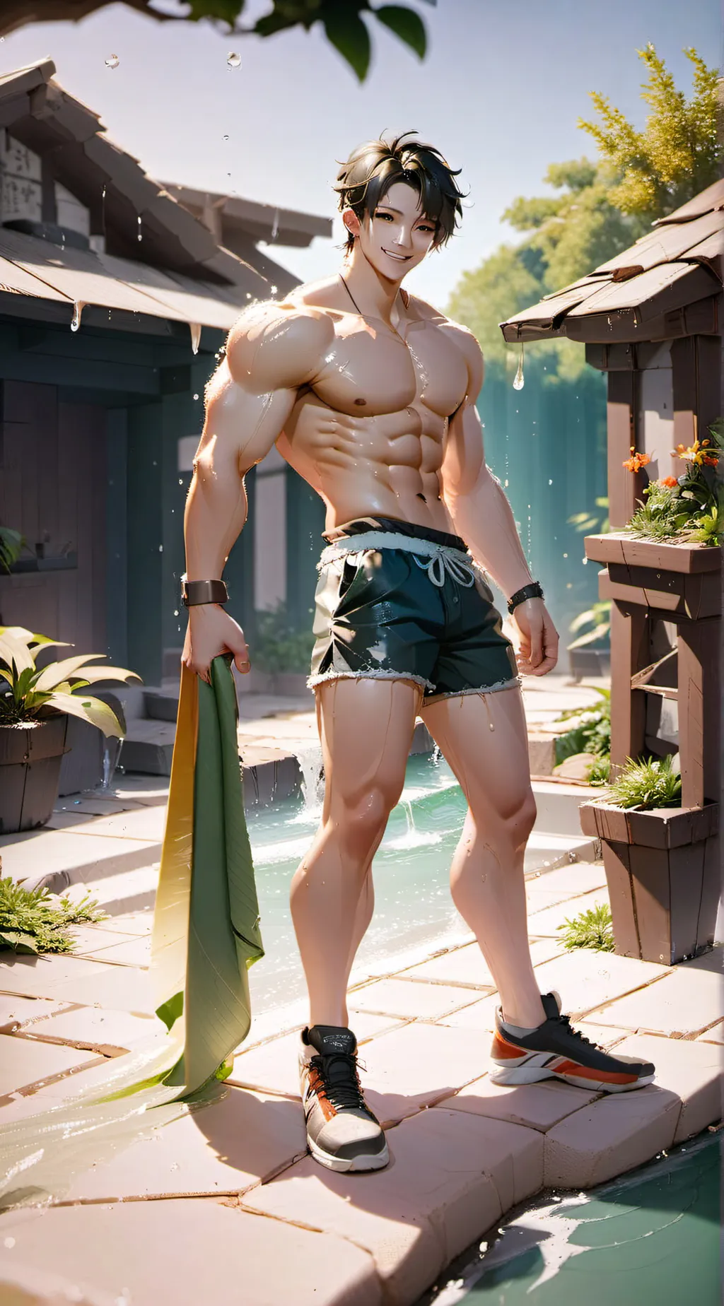 ai character: Louis  background