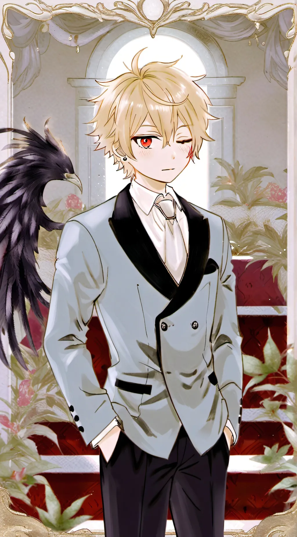 ai character: Bakugo background