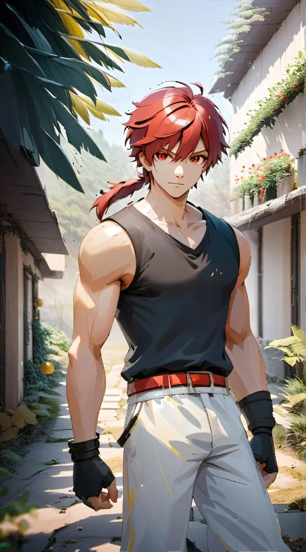 ai character: Ejiro Kirishma  background