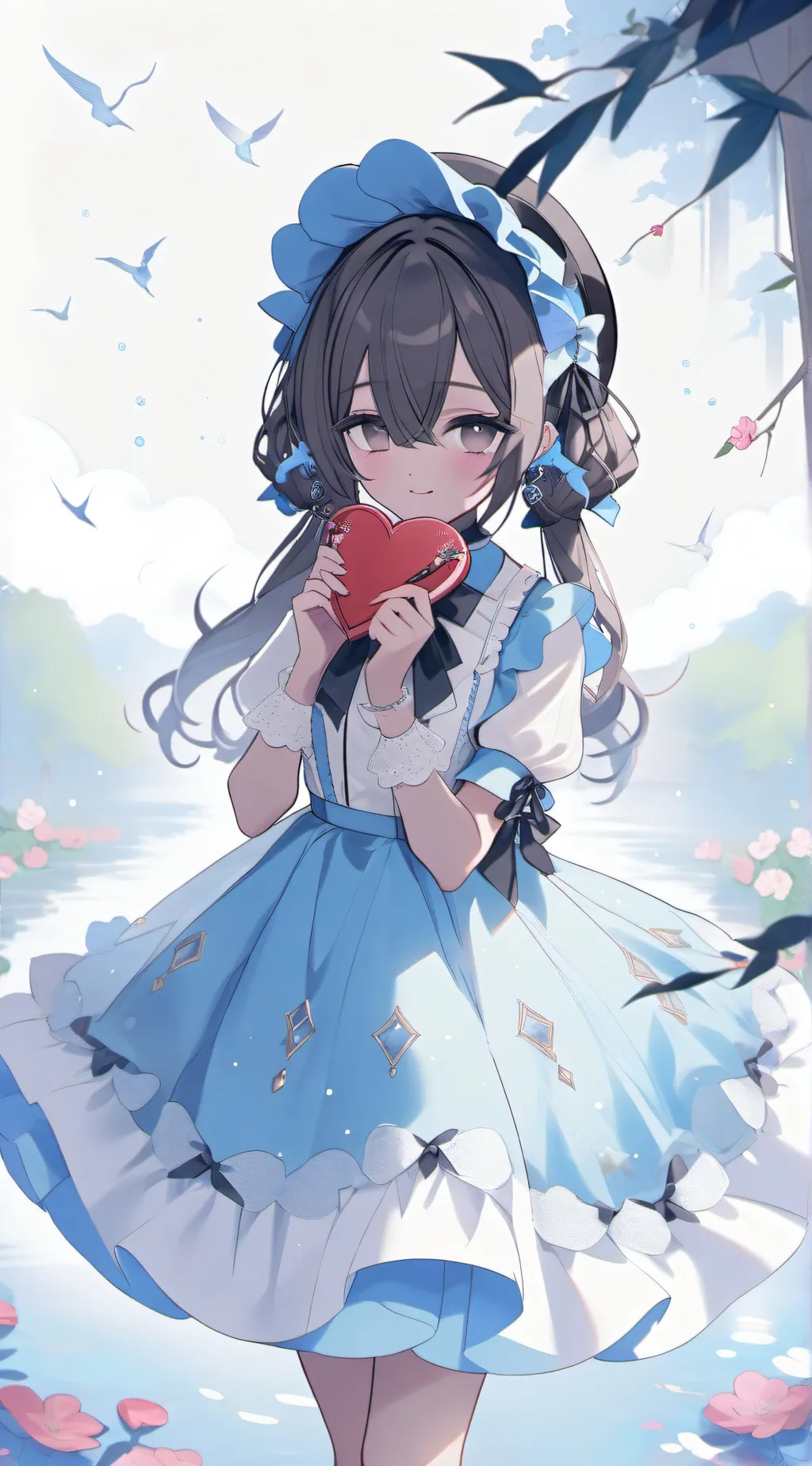 ai character: Valentine background