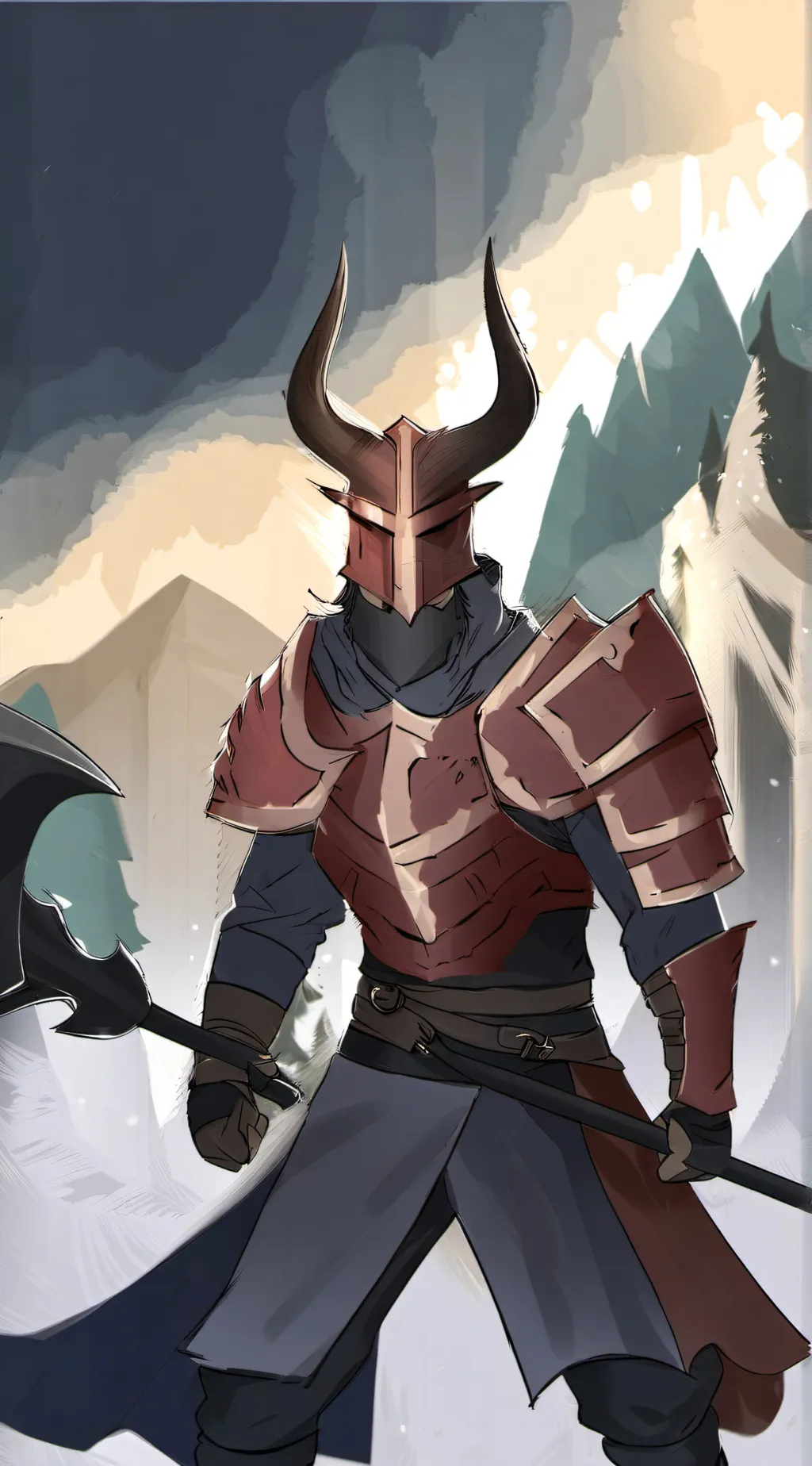 ai character: Soldier of khonre  background